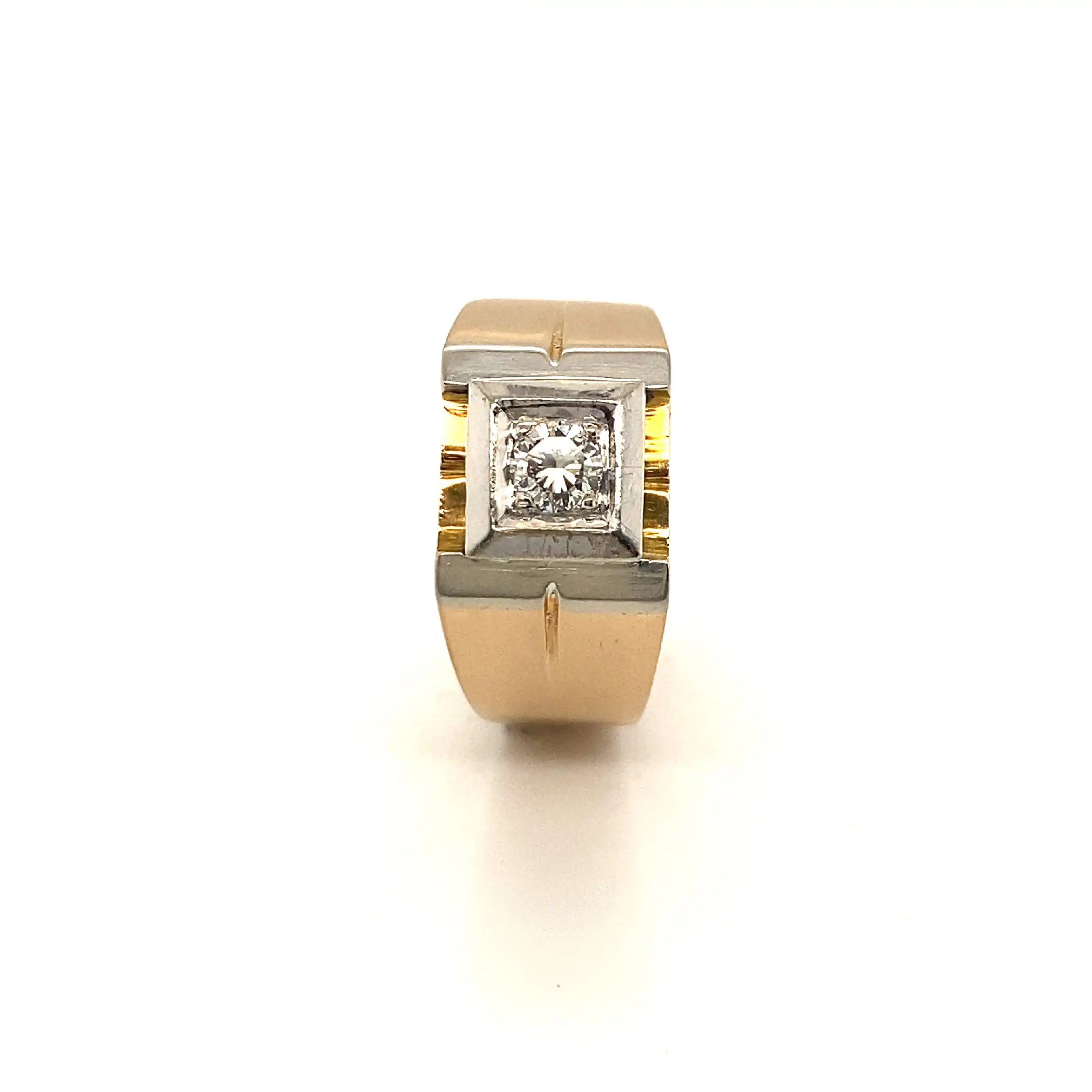 Ring Roségold/Weißgold Brillant Solitär Ring Roségold/Weißgold Brillant Solitär