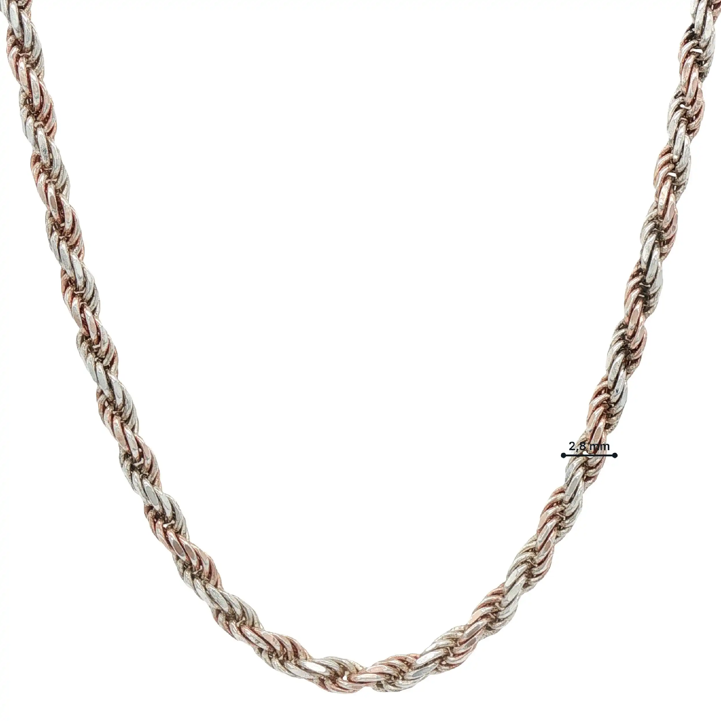 Kordelkette Silber