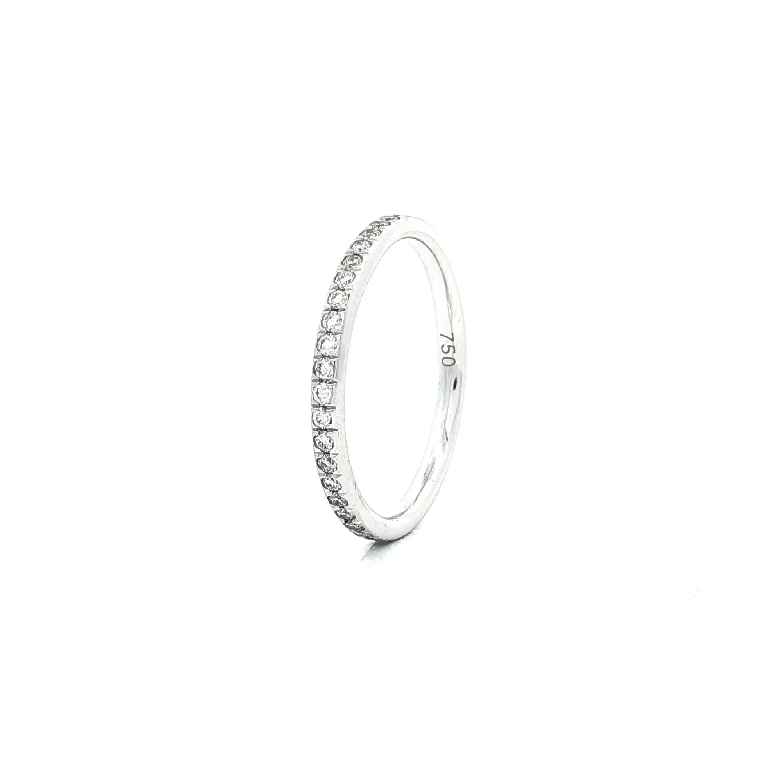 Memoryring Weißgold mit Brillanten Memoryring Weißgold mit Brillanten