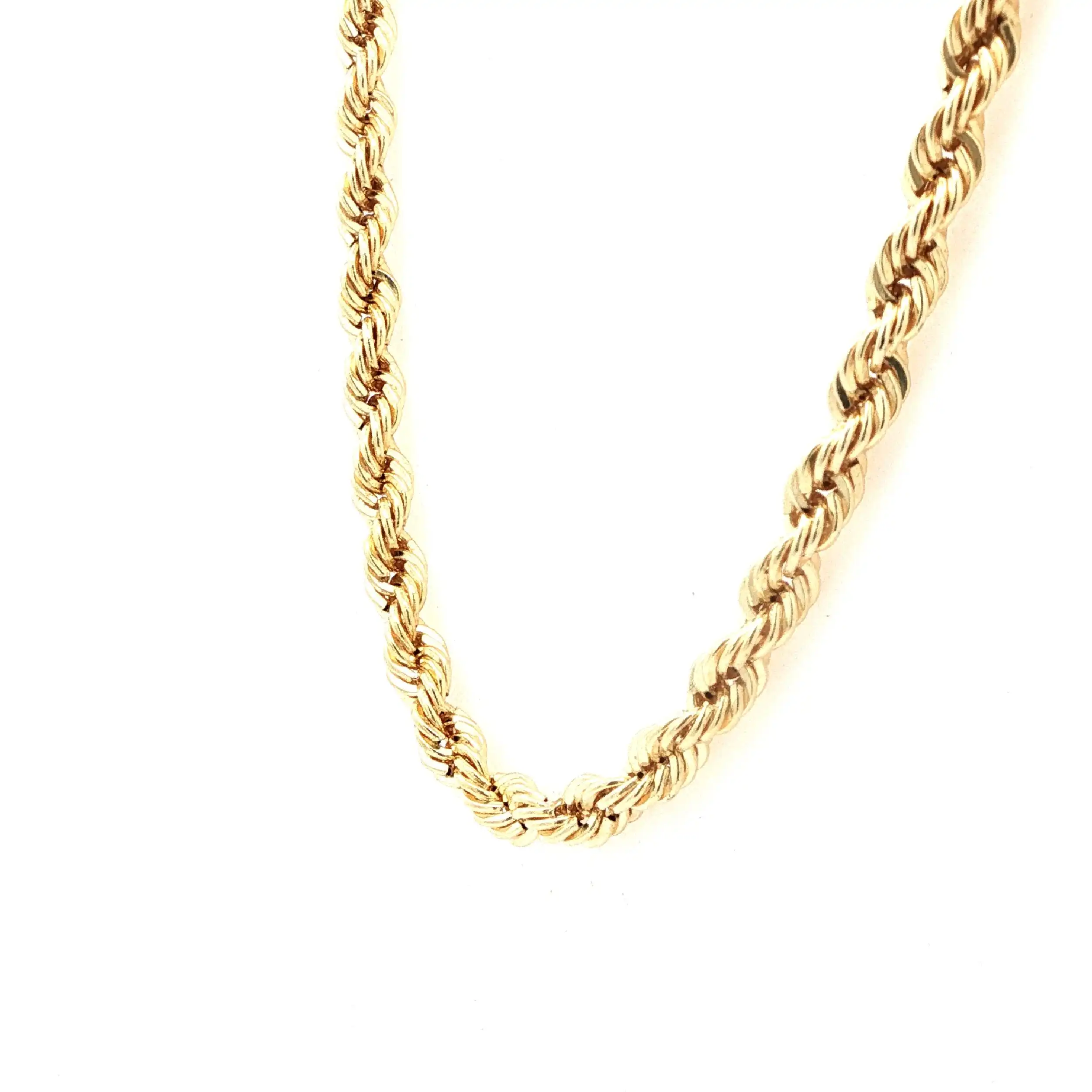 Kordelkette Gelbgold