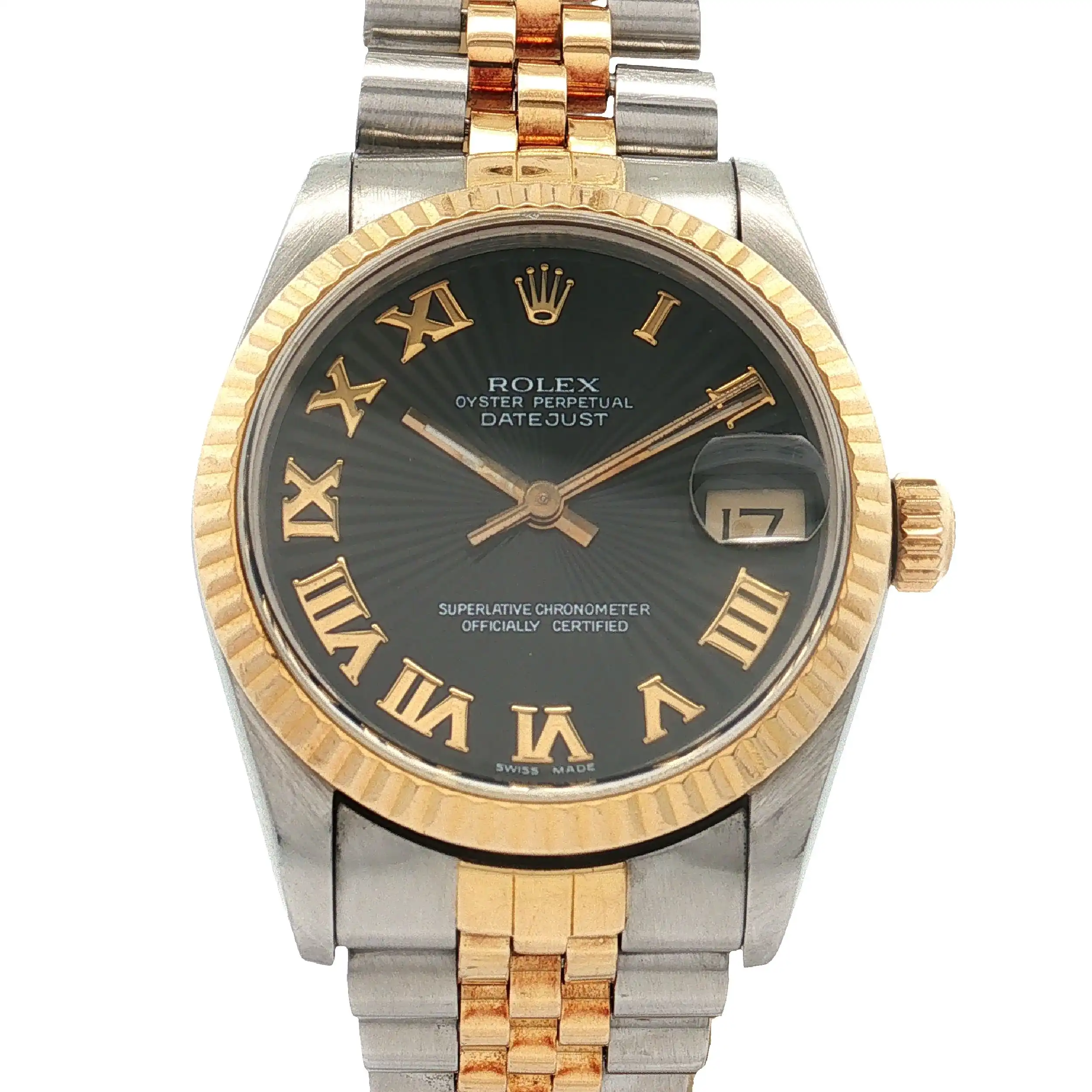 Damenuhr Rolex Datejust 31 Oyster Fullset Gold Stahl