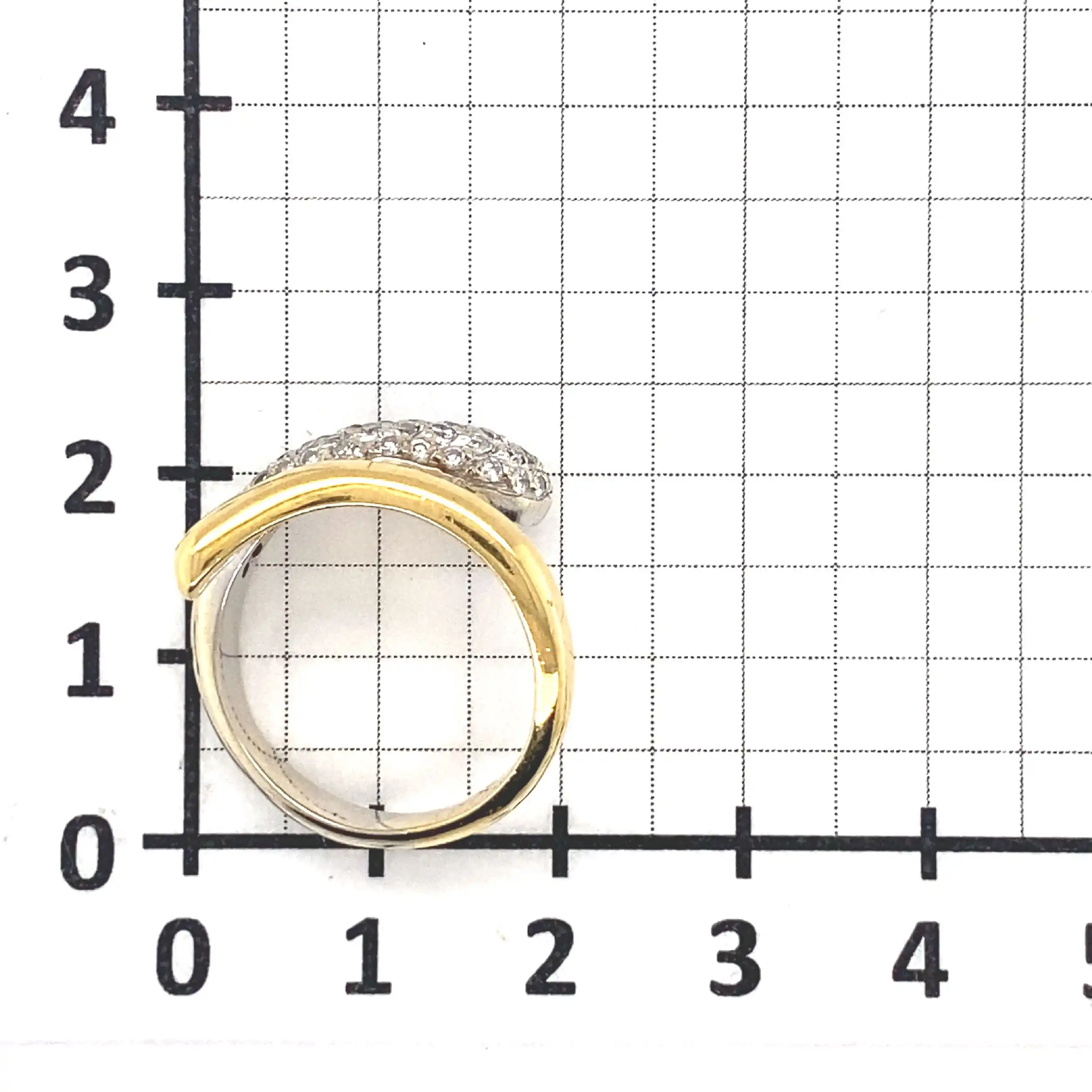 Ring Bicolor mit Brillanten