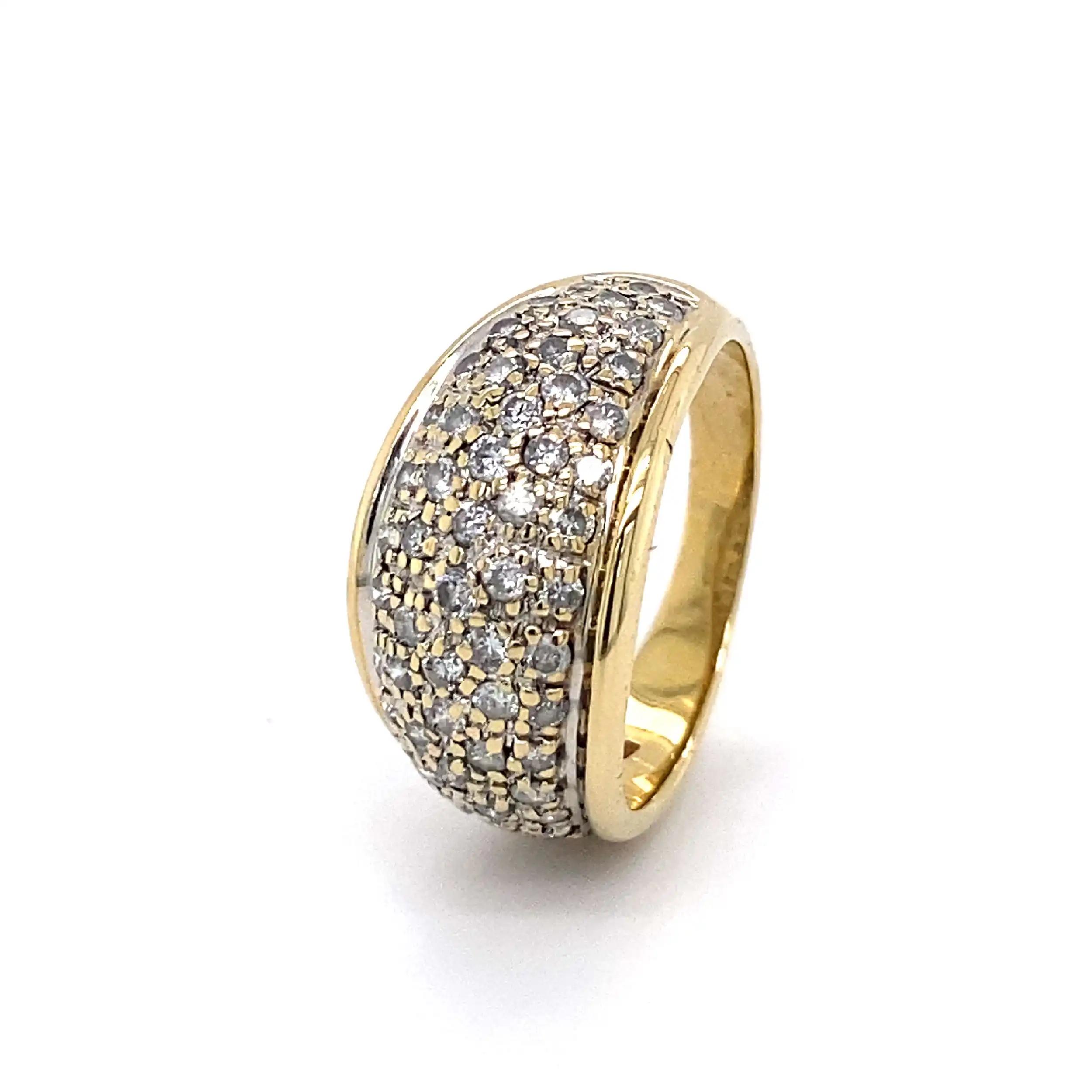 Ring Bicolor mit Brillanten