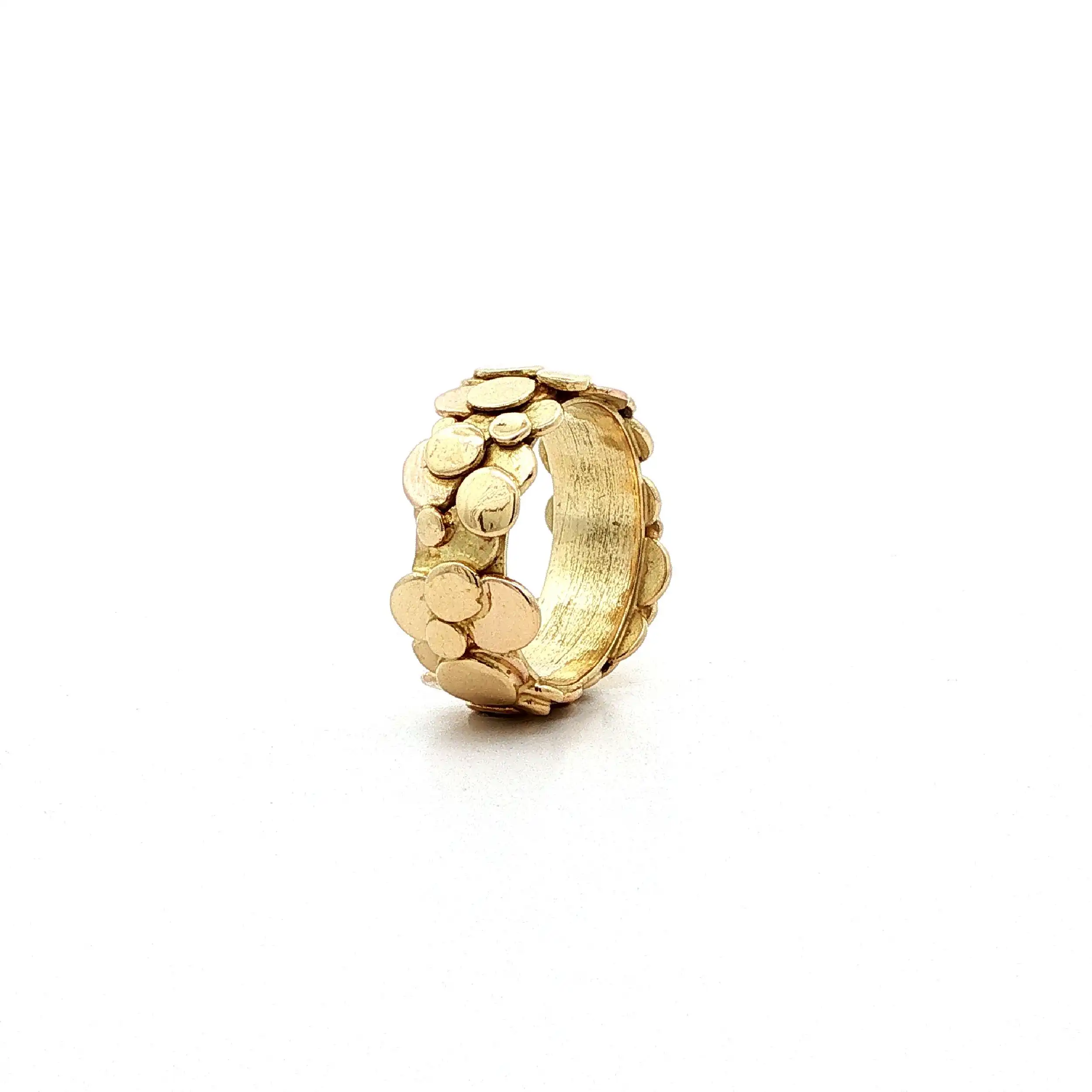 Ring Gelbgold mit Muster