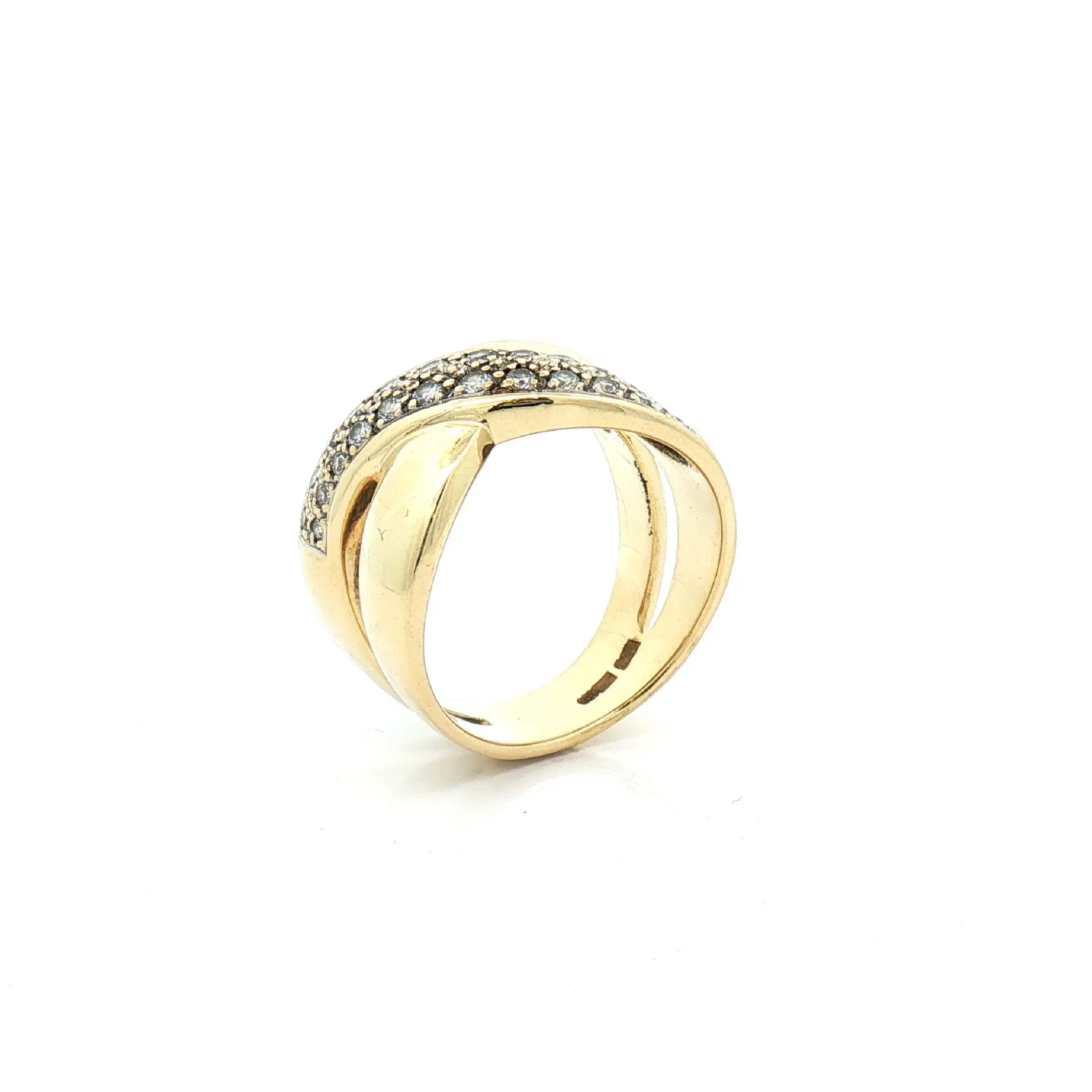 Ring Gelbgold mit Brillanten