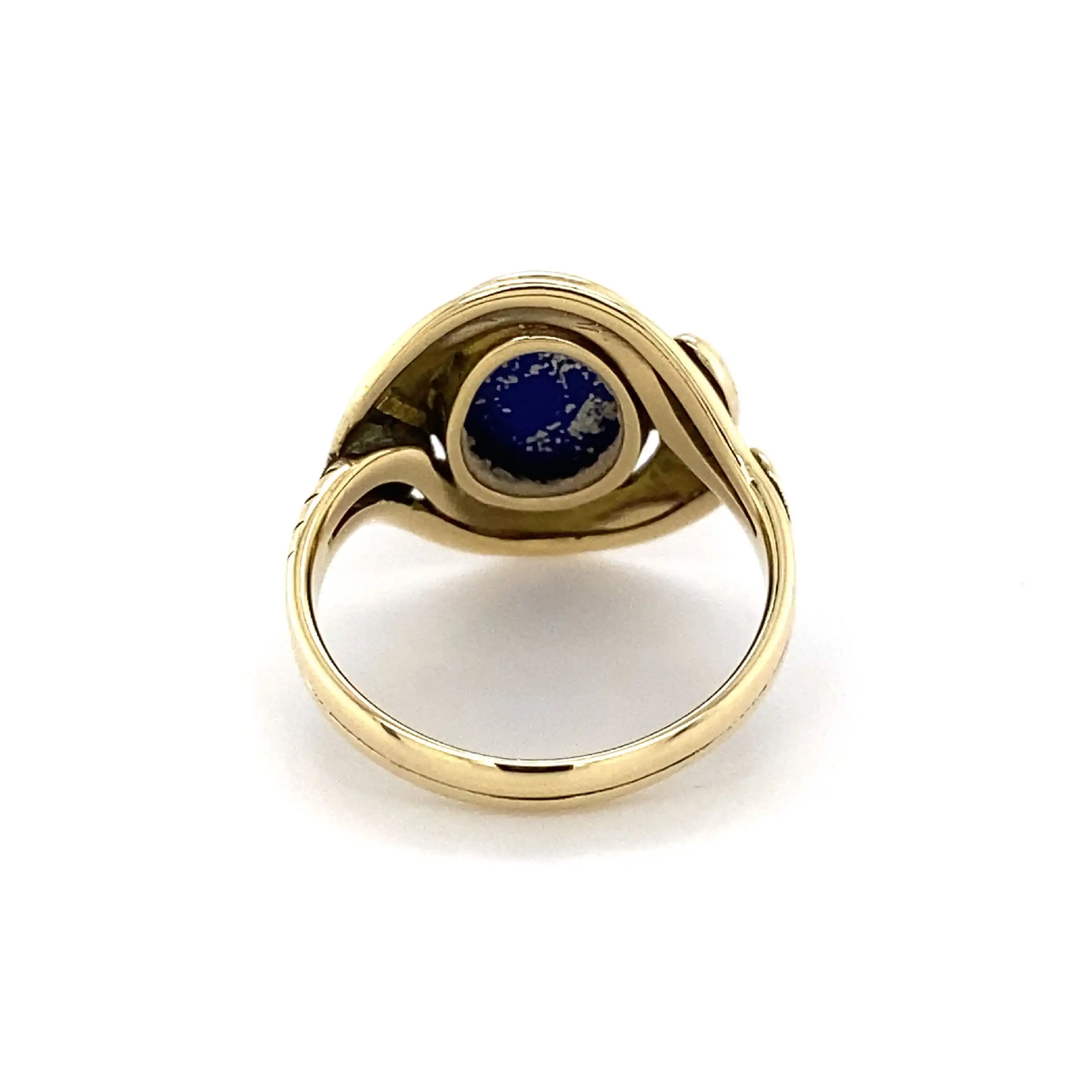 Ring Gelbgold mit Lapislazuli Ring Gelbgold mit Lapislazuli