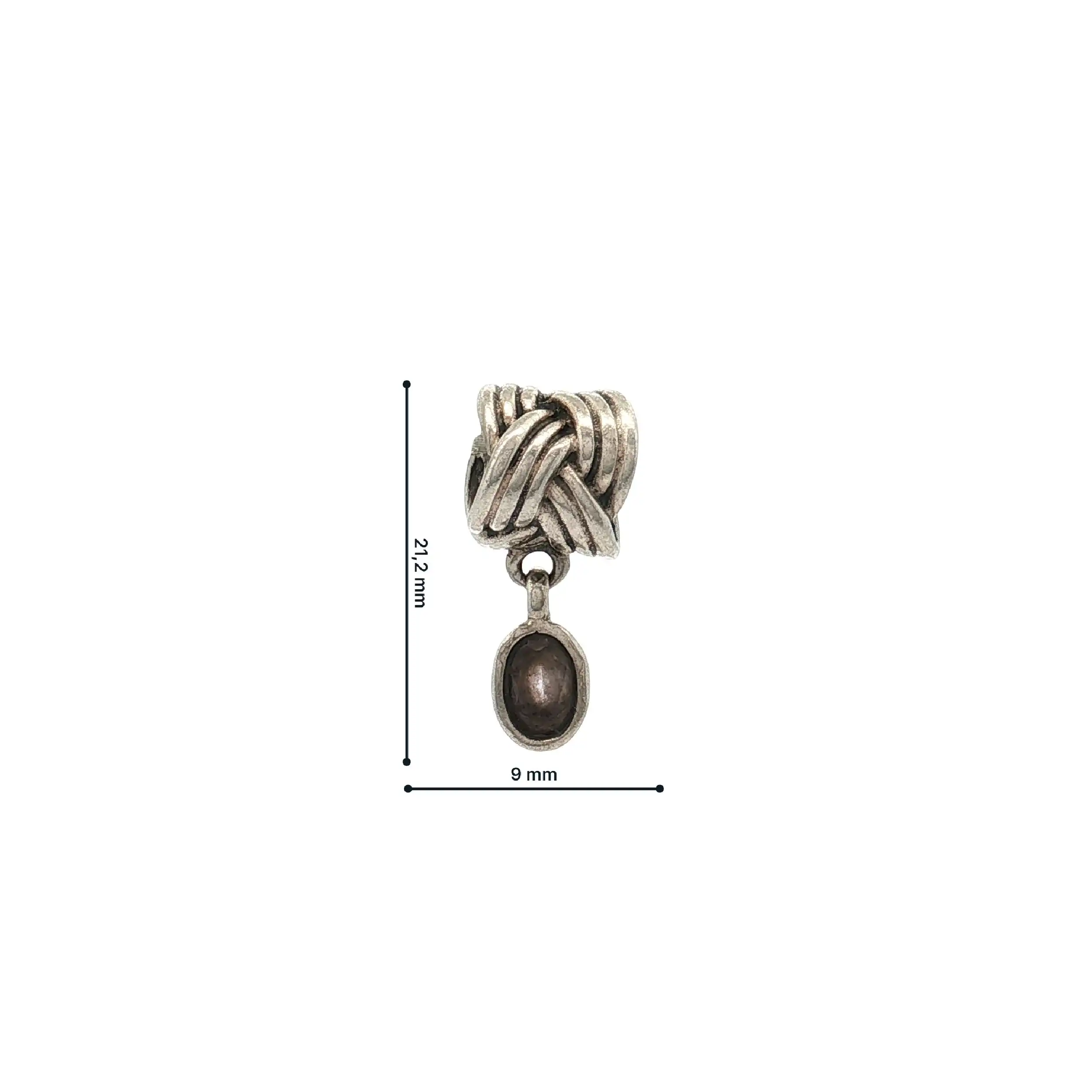 Charm Silber Pandora Tied Together mit Amethyst Charm Silber Pandora Tied Together mit Amethyst