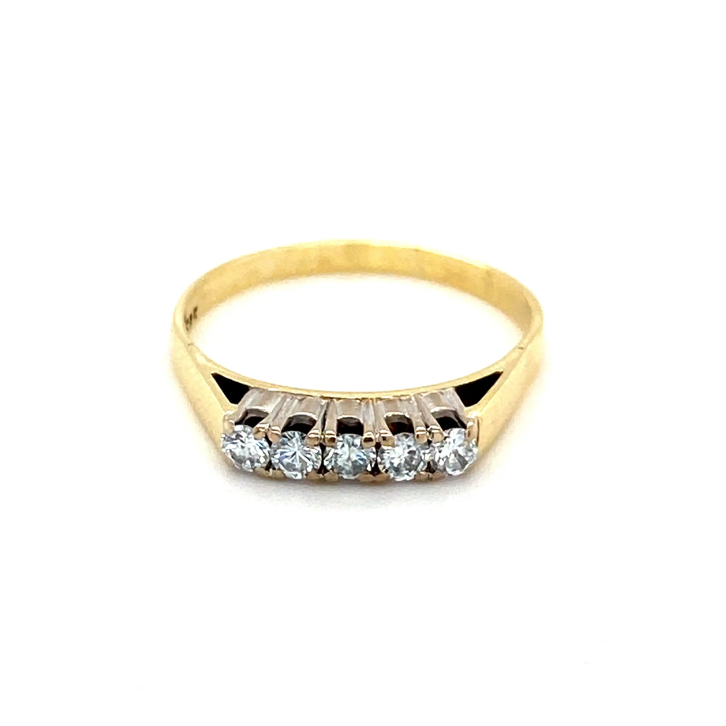 Ring Bicolor mit Brillanten Ring Bicolor mit Brillanten