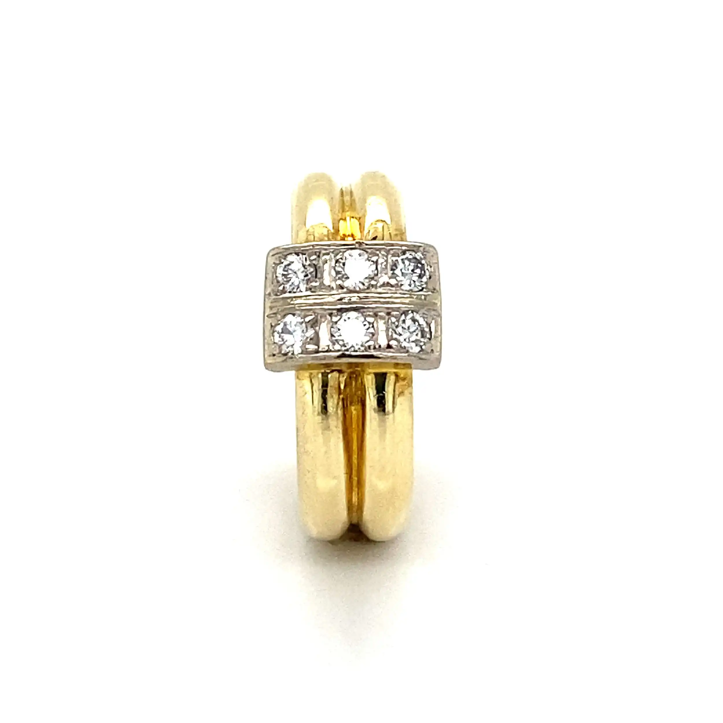 Ring Bicolor mit Brillanten Ring Bicolor mit Brillanten