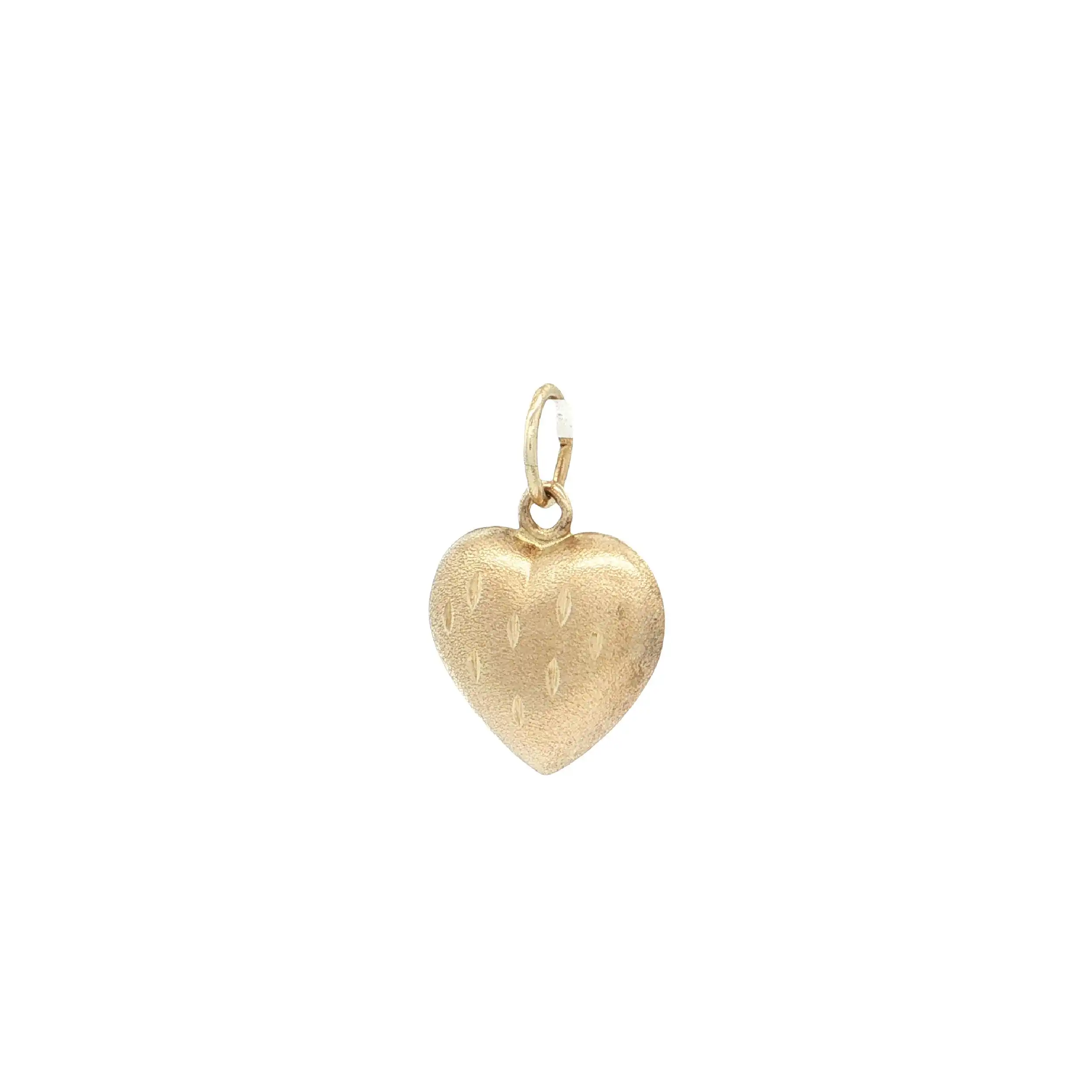 Herzanhänger Gelbgold