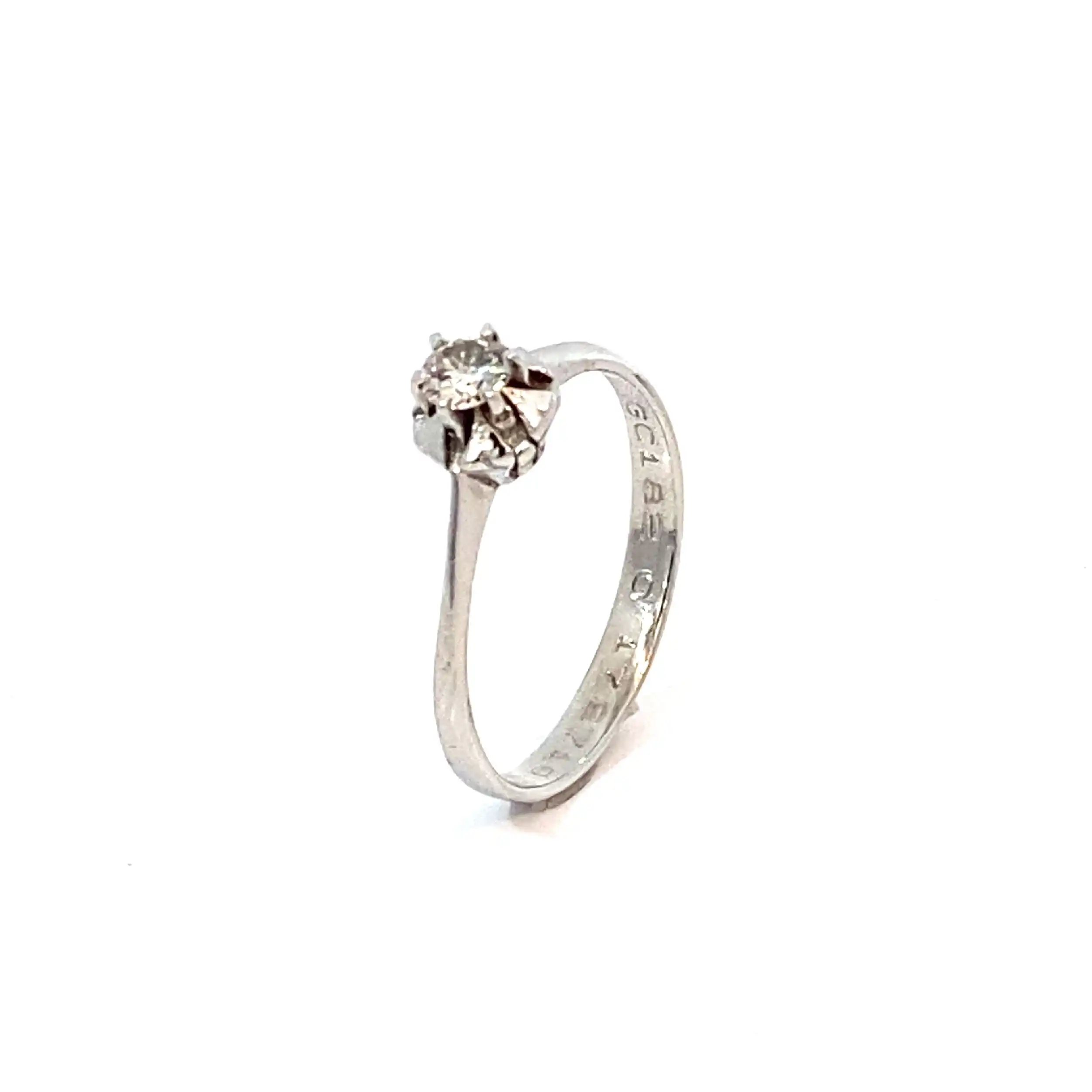Ring Weißgold mit Brillant