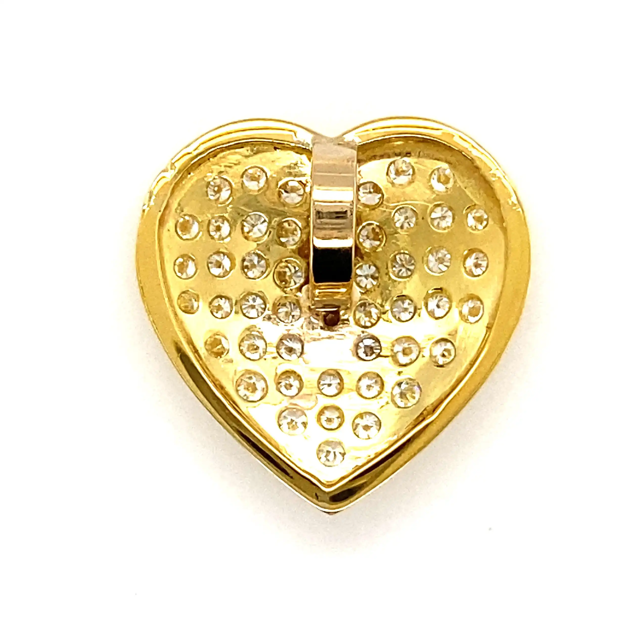 Anhänger Gelbgold Herz mit Brillanten Anhänger Gelbgold Herz mit Brillanten