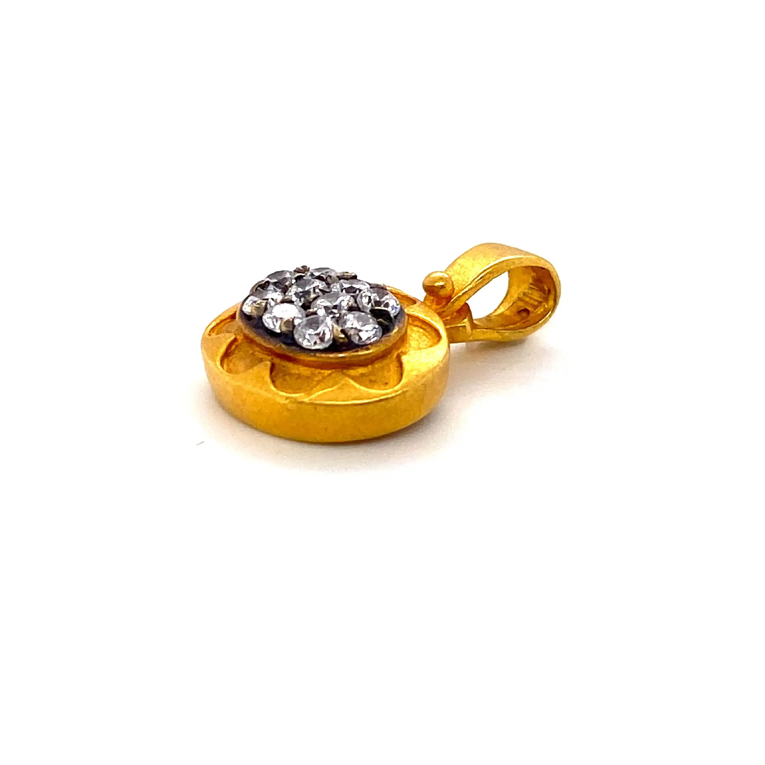 Anhänger Gelbgold mit Brillanten Anhänger Gelbgold mit Brillanten