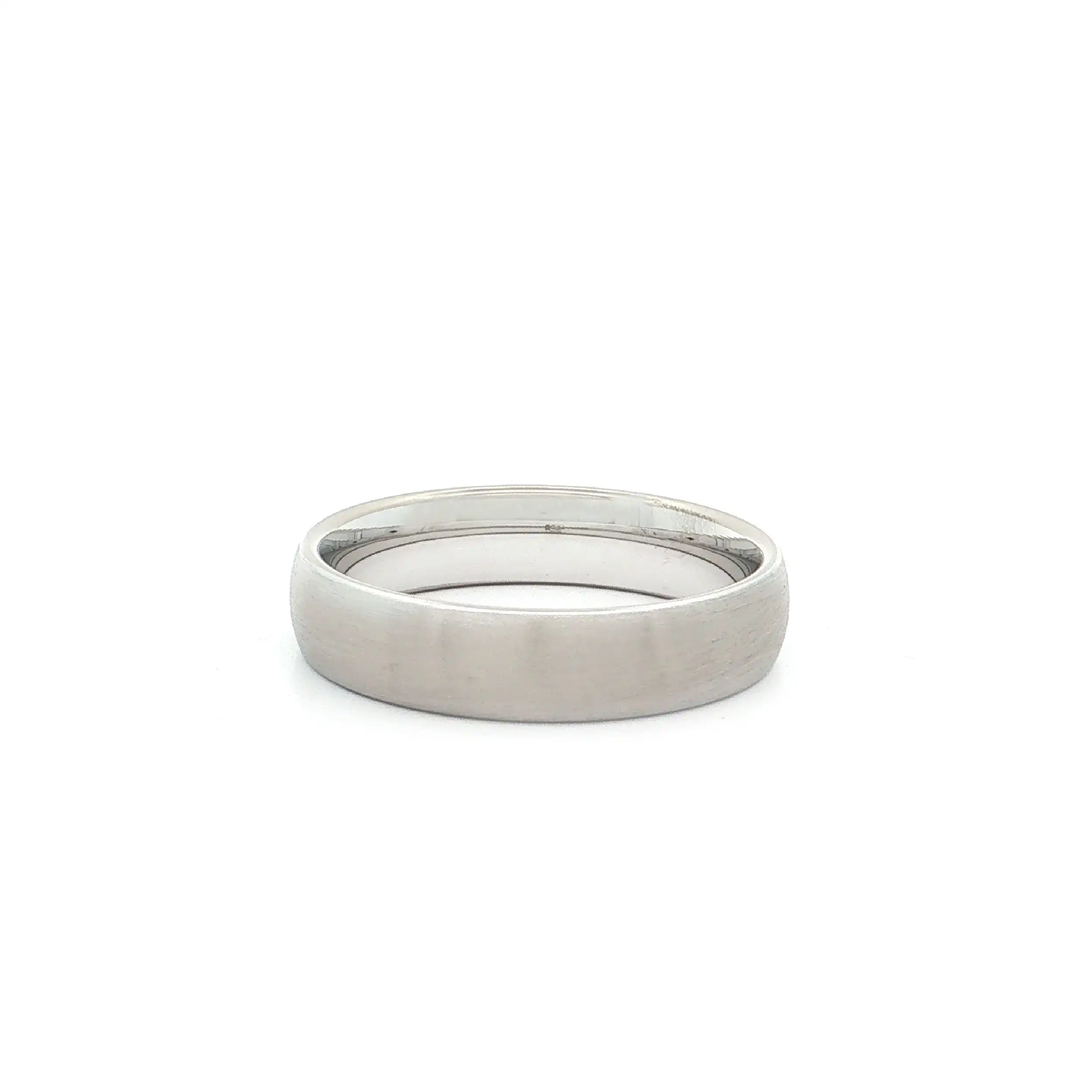 Ring Weißgold mattiert
