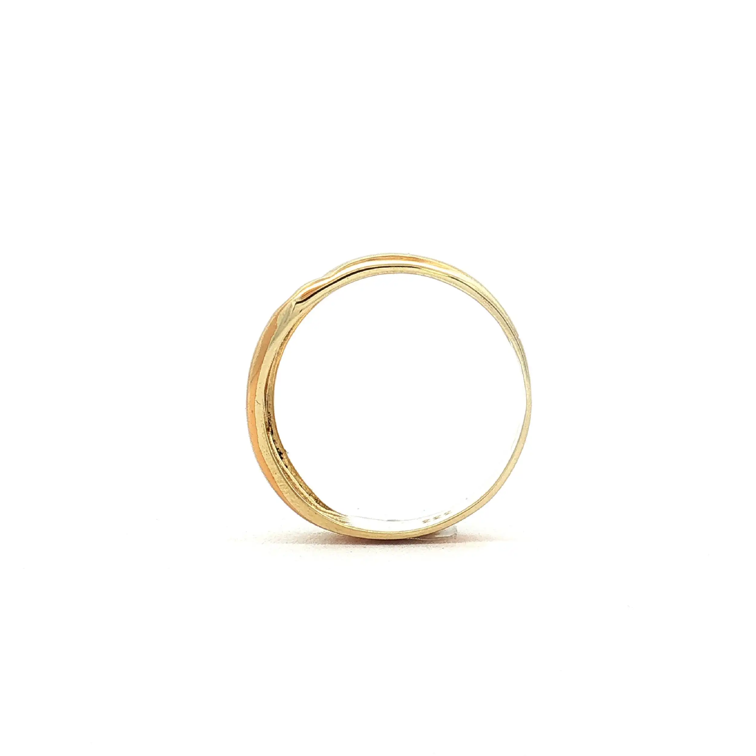 Ring Tricolor mit Diamanten Ring Tricolor mit Diamanten