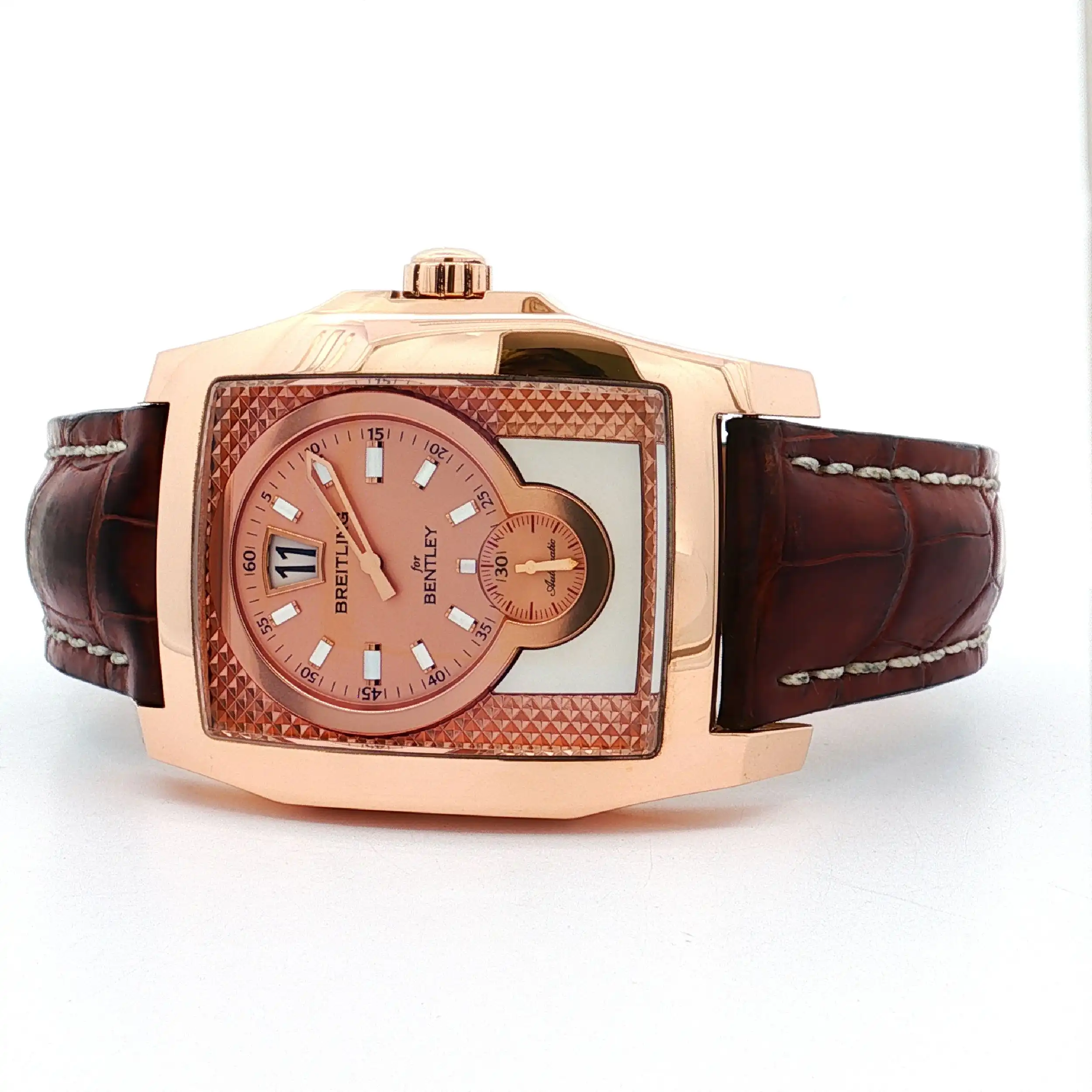 Herrenuhr Breitling Bentley Flying B Jump Hour 18K Rosé