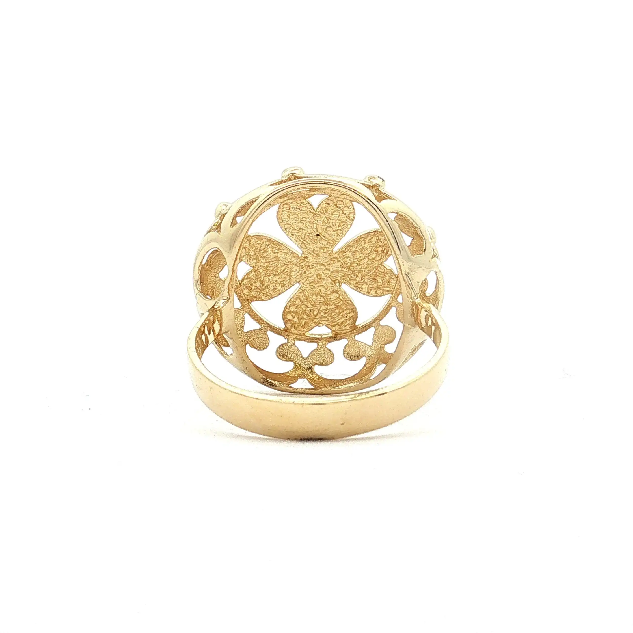 Ring Gelbgold Blume