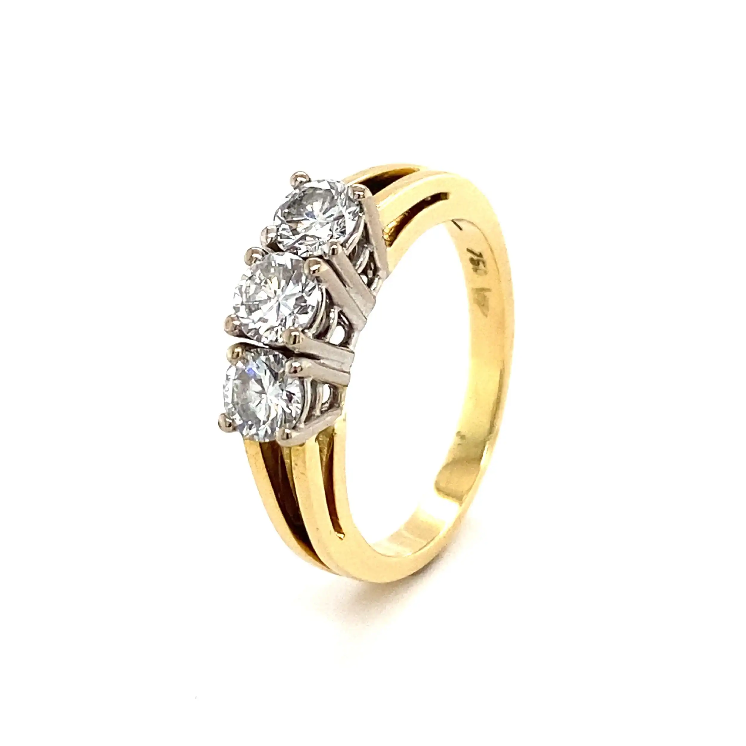 Ring Bicolor mit Brillanten Ring Bicolor mit Brillanten