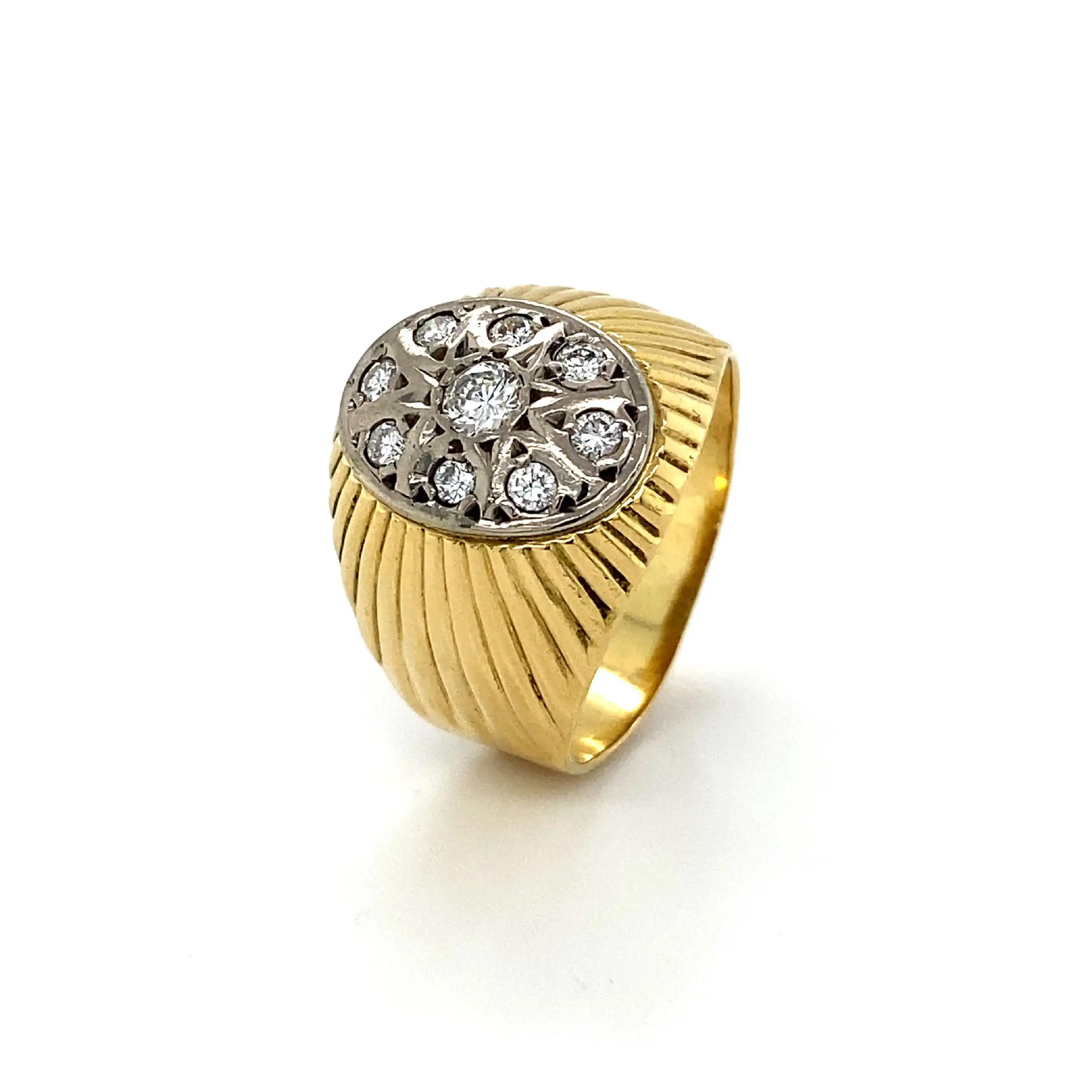 Ring Bicolor mit Brillanten Ring Bicolor mit Brillanten