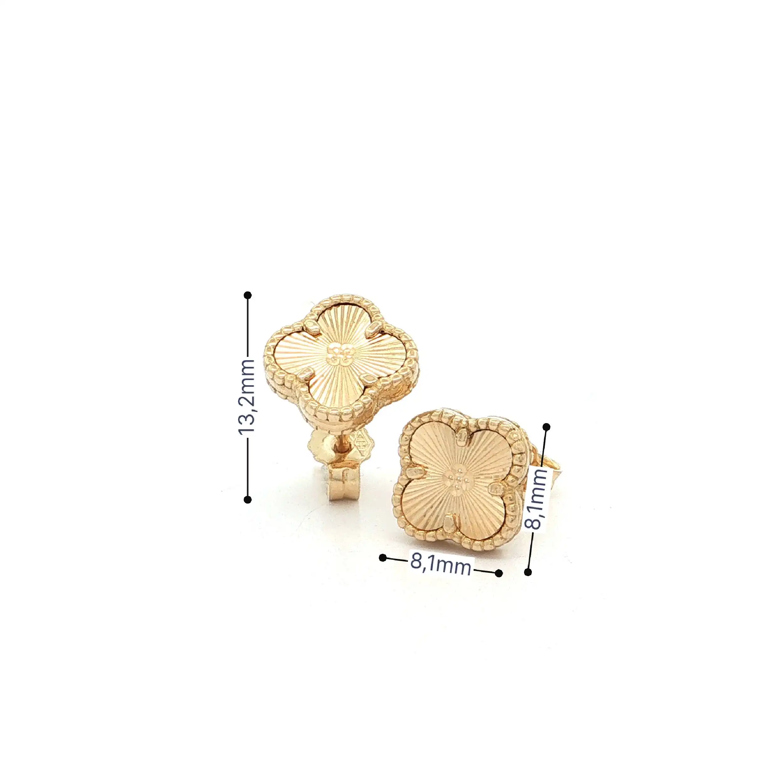 Ohrstecker Gelbgold "Blume"
