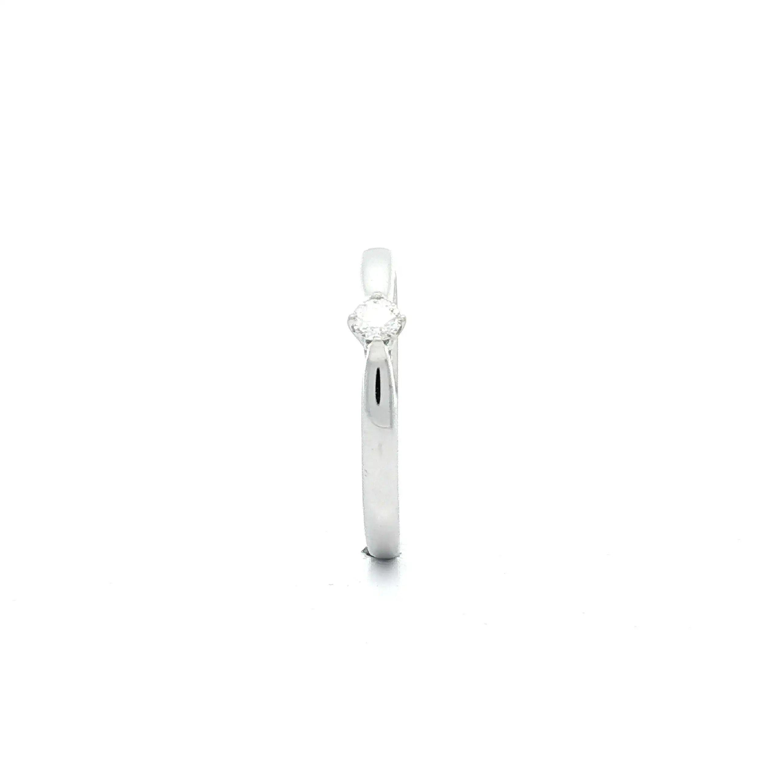 Solitärring Weißgold mit Brillant Solitär Solitärring Weißgold mit Brillant Solitär