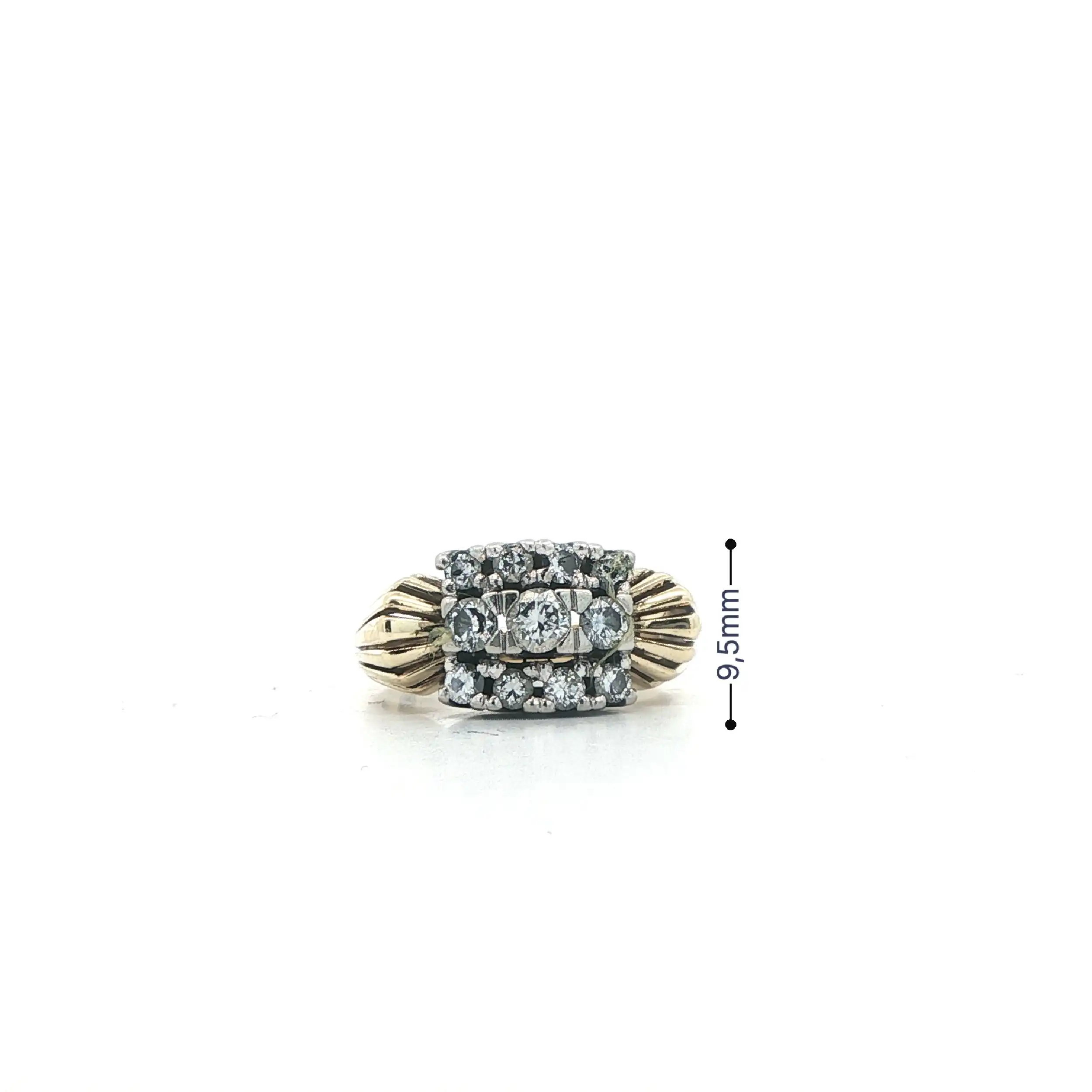 Ring Bicolor mit Brillanten Ring Bicolor mit Brillanten