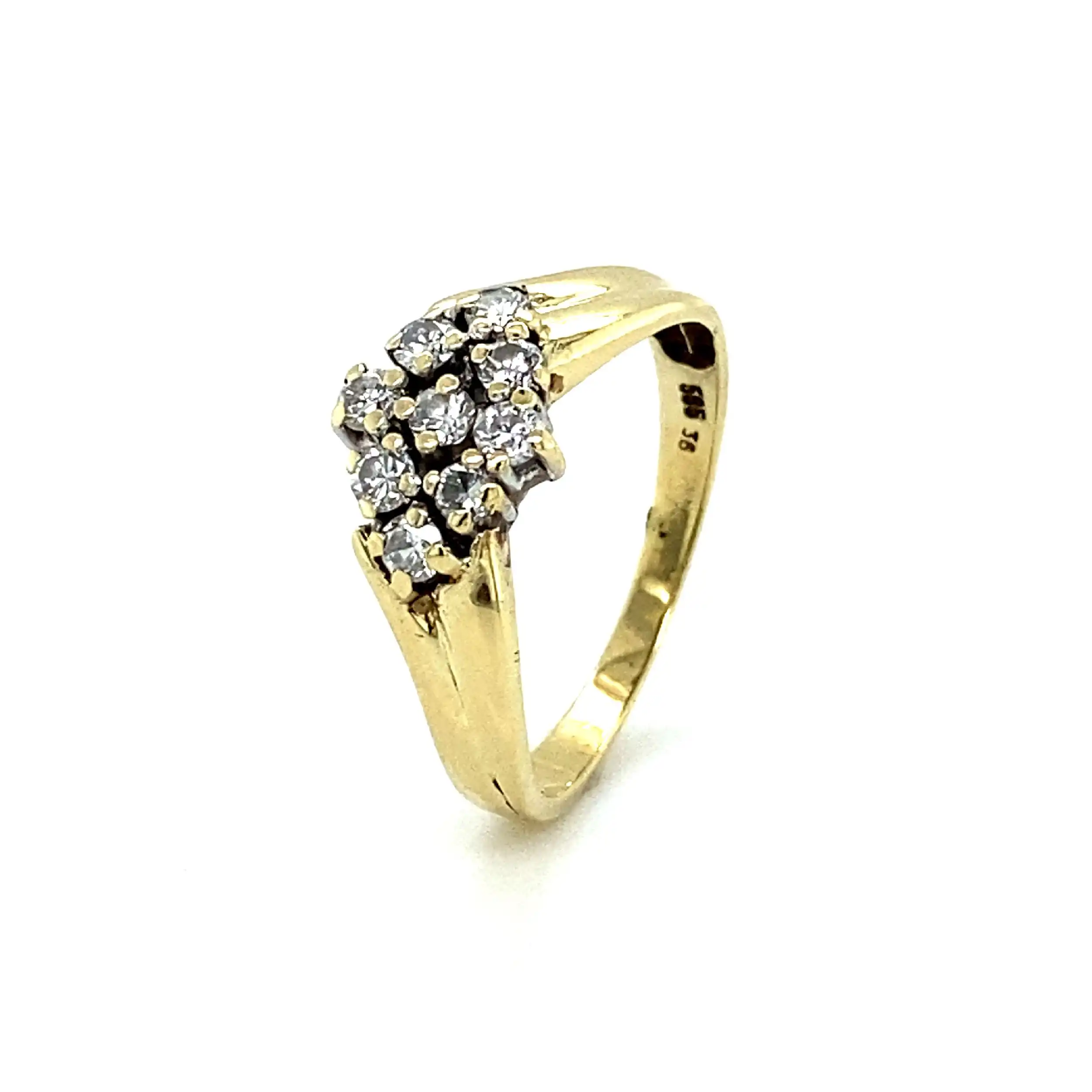 Ring Bicolor mit Brillanten Ring Bicolor mit Brillanten