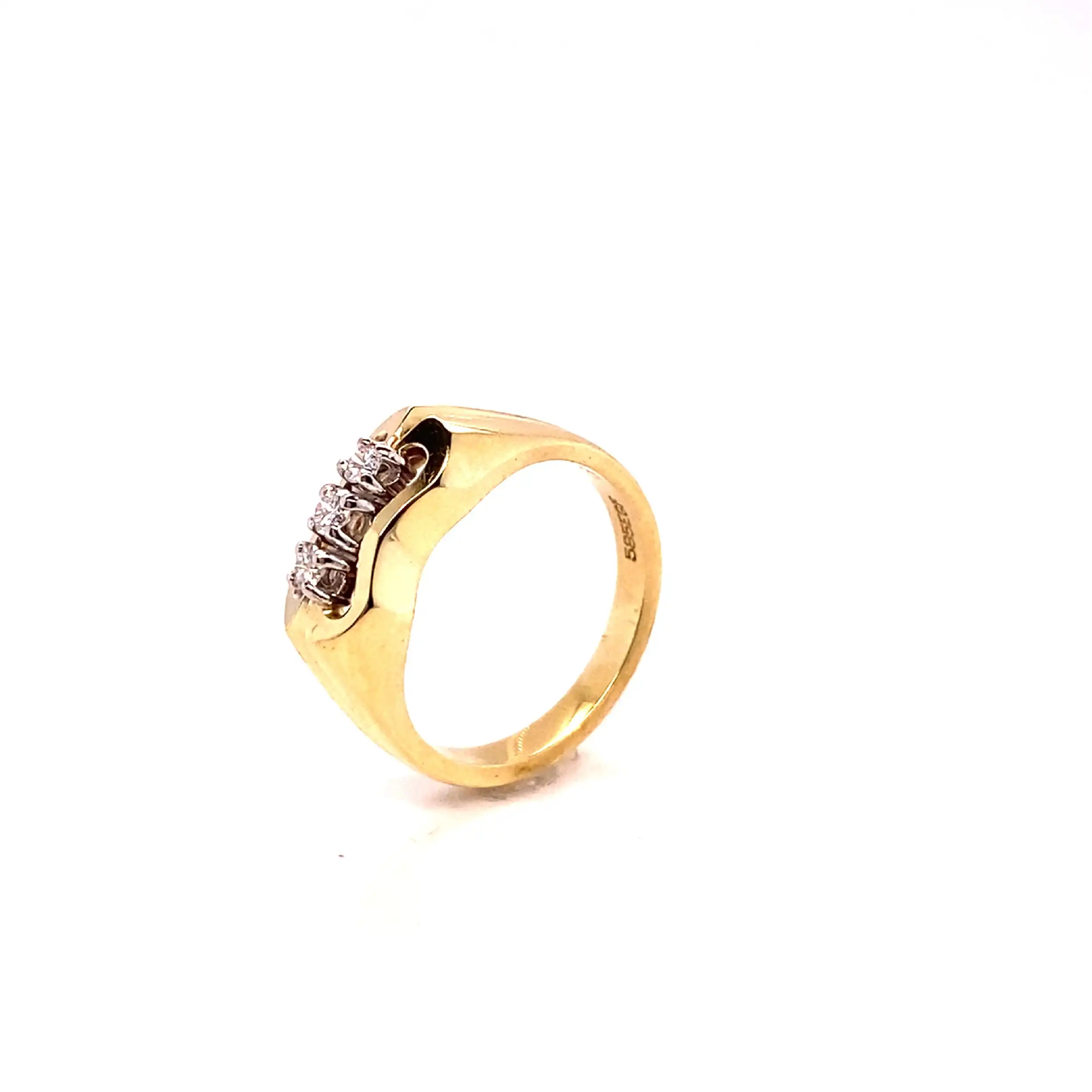 Ring Bicolor mit Brillanten Ring Bicolor mit Brillanten