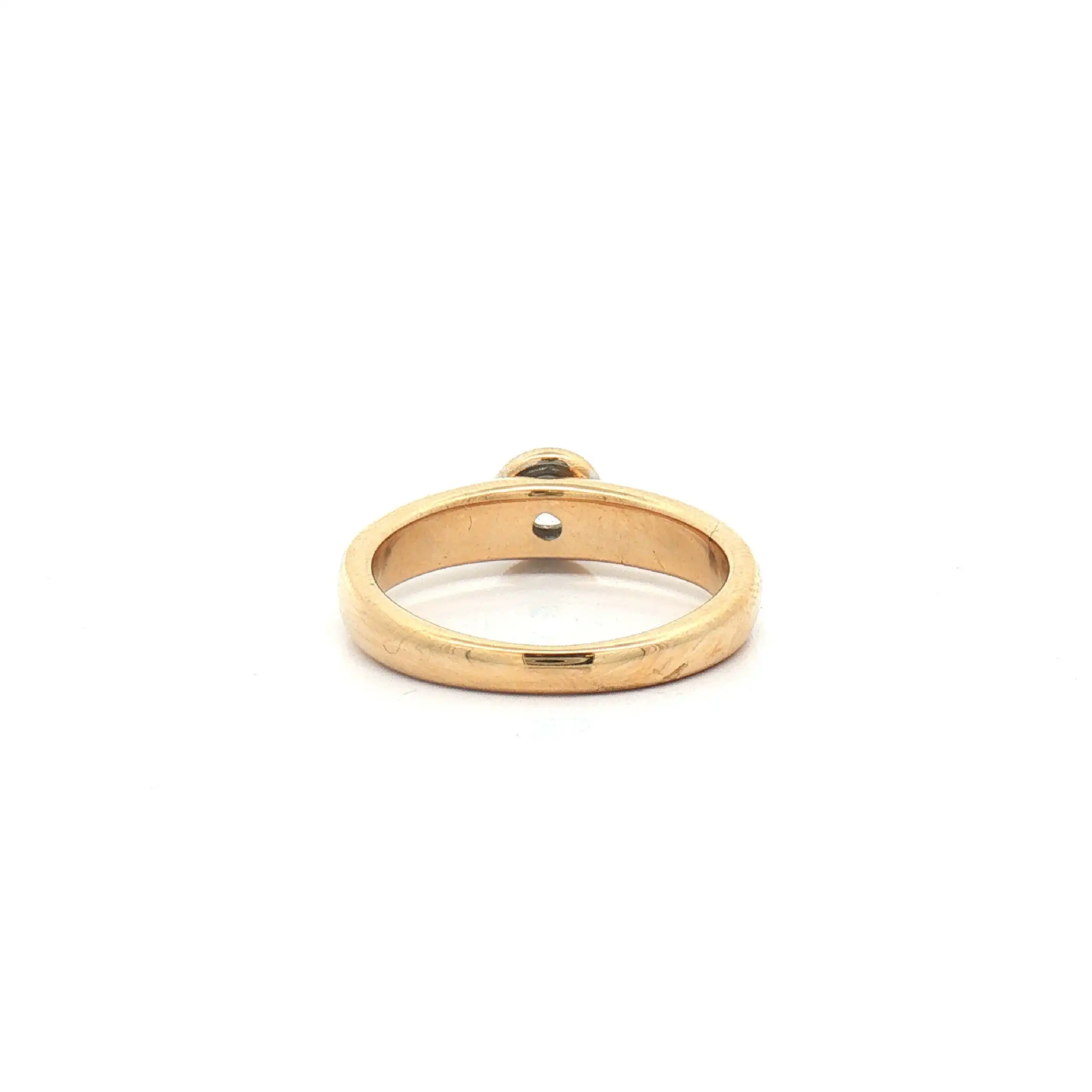 Ring Bicolor mit Brillant Ring Bicolor mit Brillant