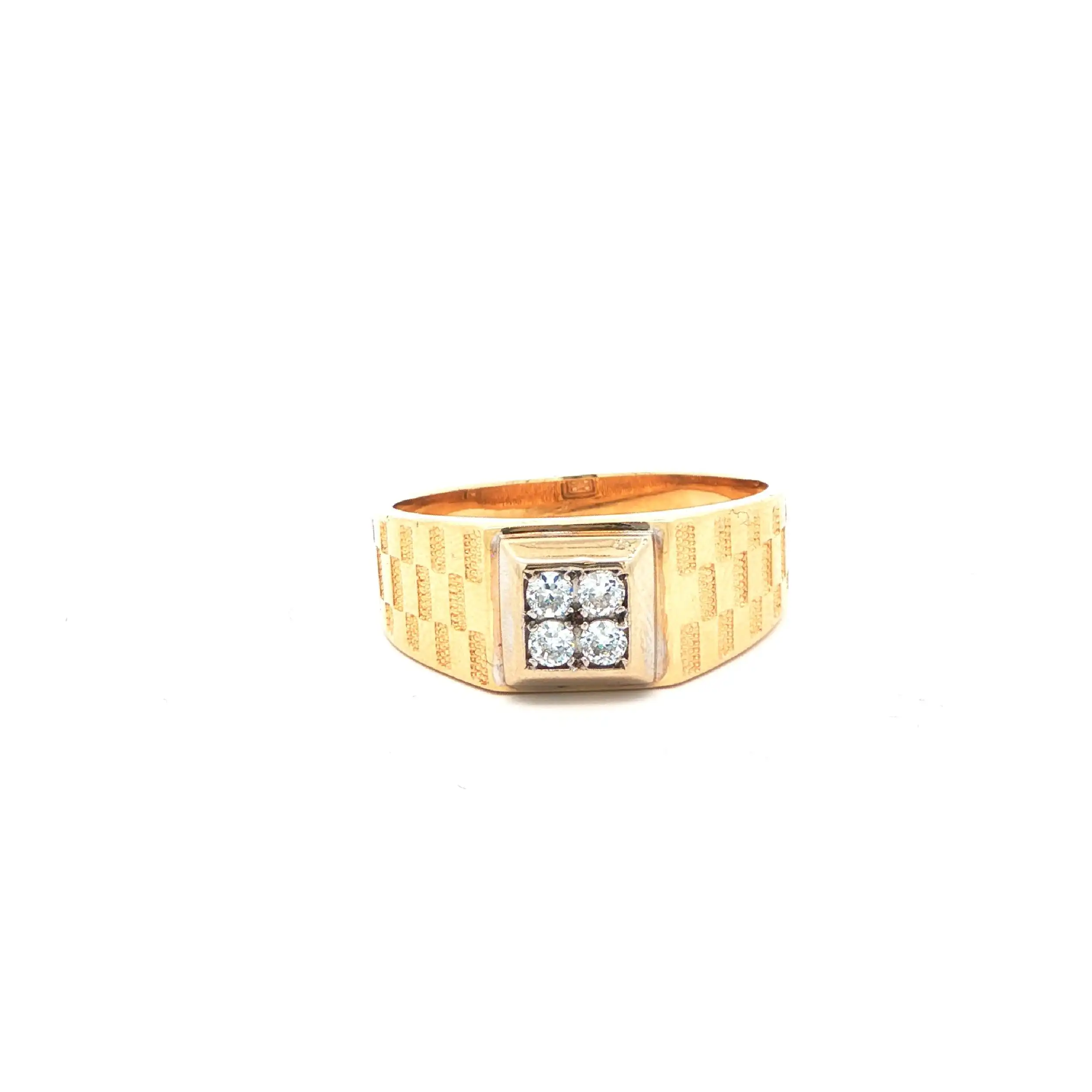 Ring Bicolor mit Zirkonia Ring Bicolor mit Zirkonia