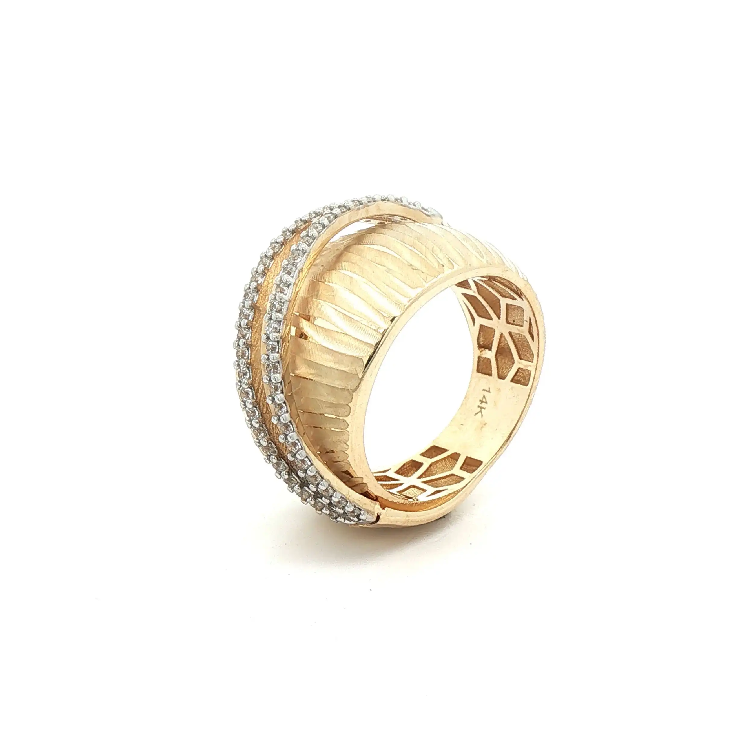Ring Gelbgold mit Zirkonia Ring Gelbgold mit Zirkonia