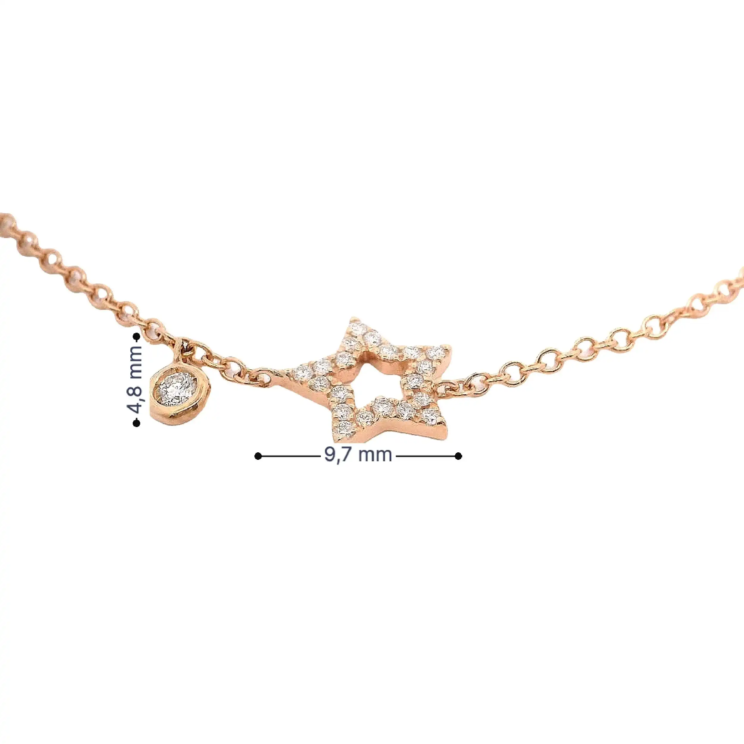Armband Roségold mit Brillant Rüschenbeck Armband Roségold mit Brillant Rüschenbeck