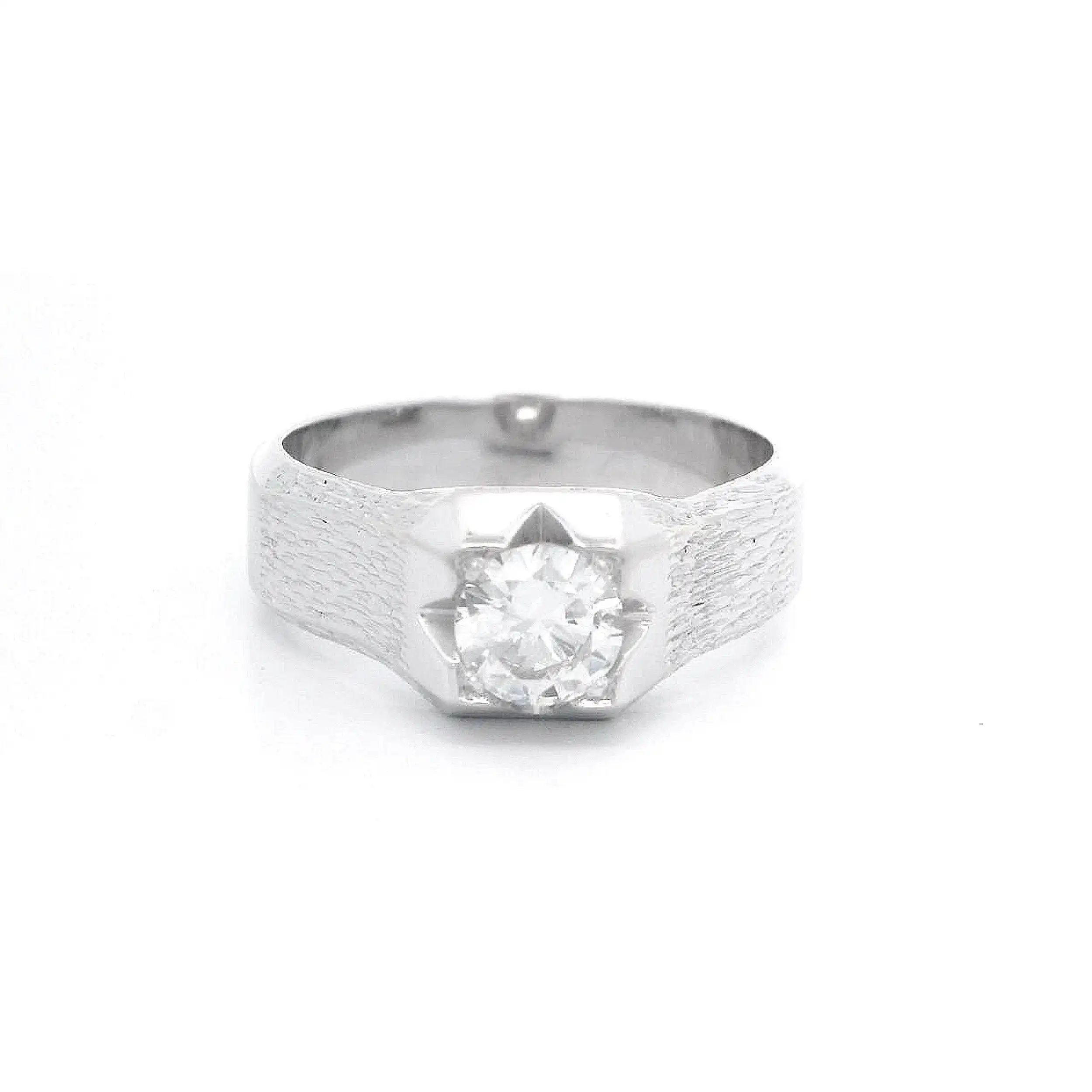 Solitärring Weißgold mit Brillant
