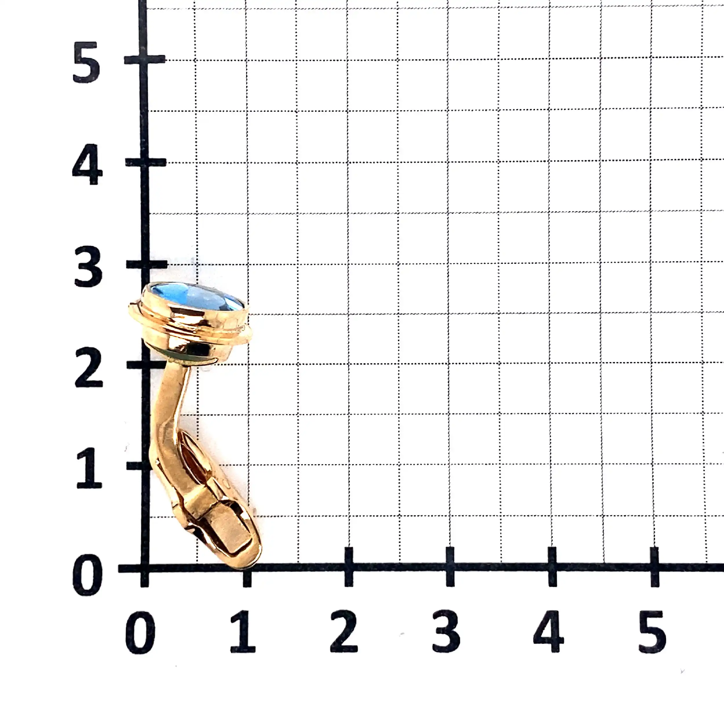 Manchettenknöpfe Rotgold mit Topas