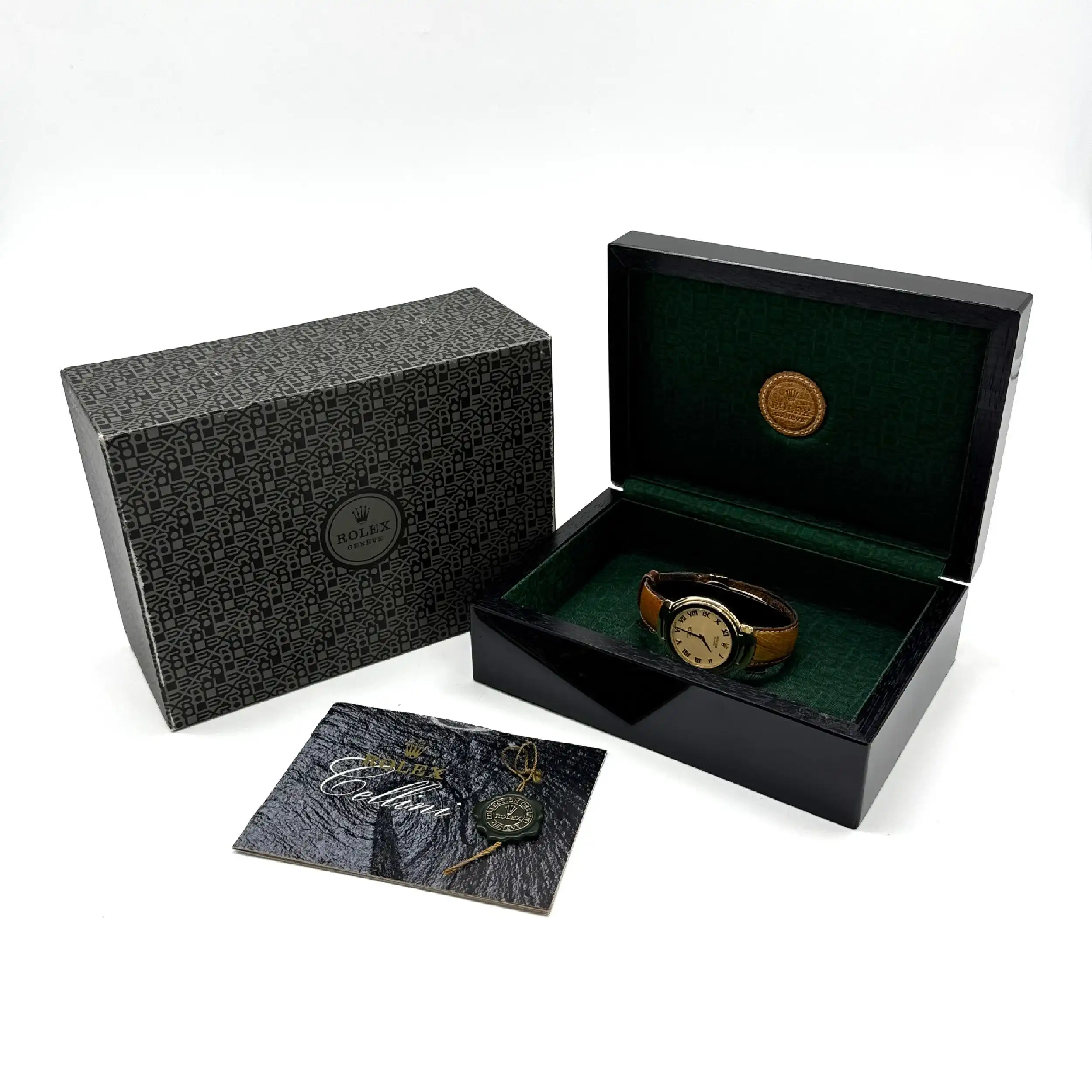 Herrenuhr Rolex Oyster Perpetual Cellini 18 K Gelbgold Kal. 6623 nur Box Herrenuhr Rolex Oyster Perpetual Cellini 18 K Gelbgold Kal. 6623 nur Box