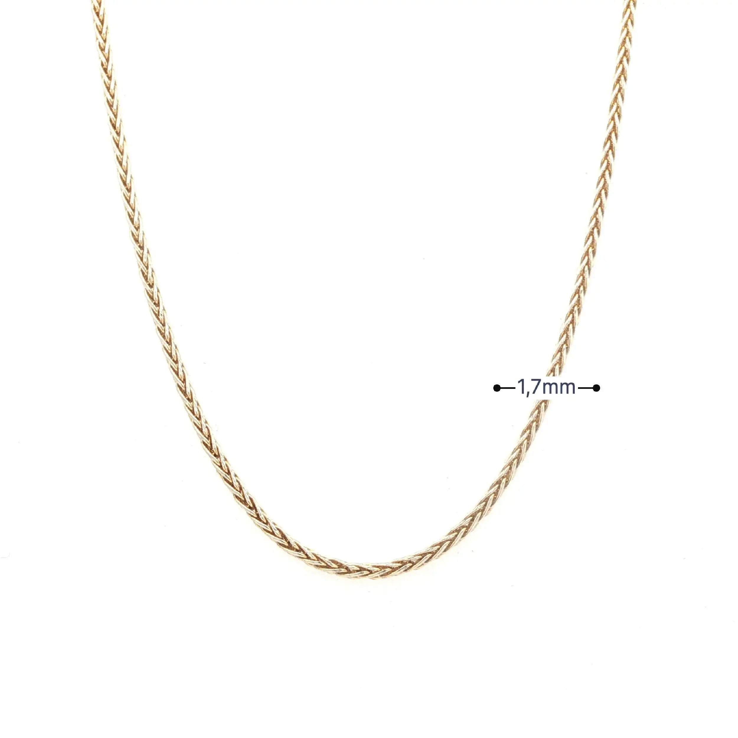 Zopfkette Gelbgold Zopfkette Gelbgold