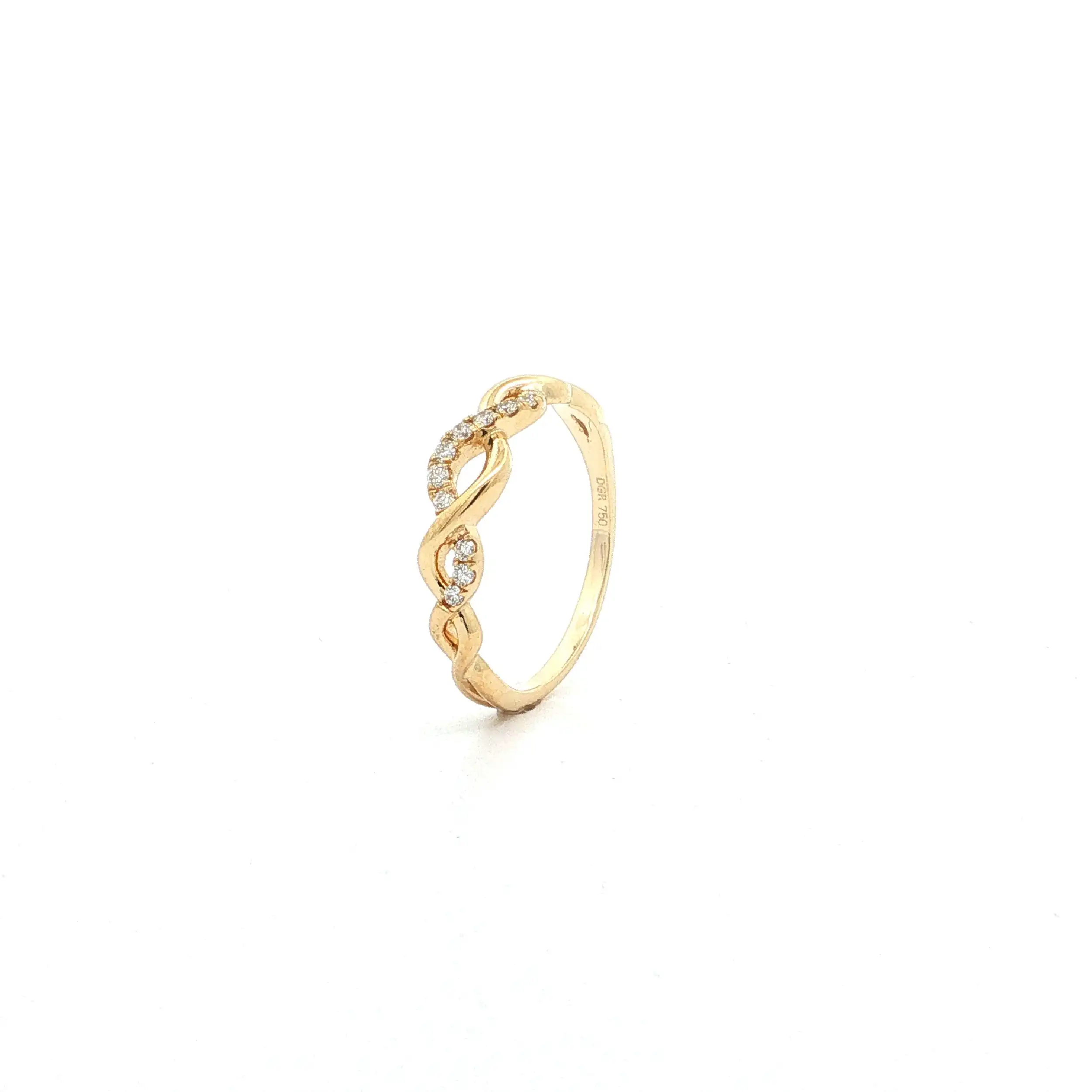 Ring Gelbgold mit Brillanten 0,12ct. TW/SI