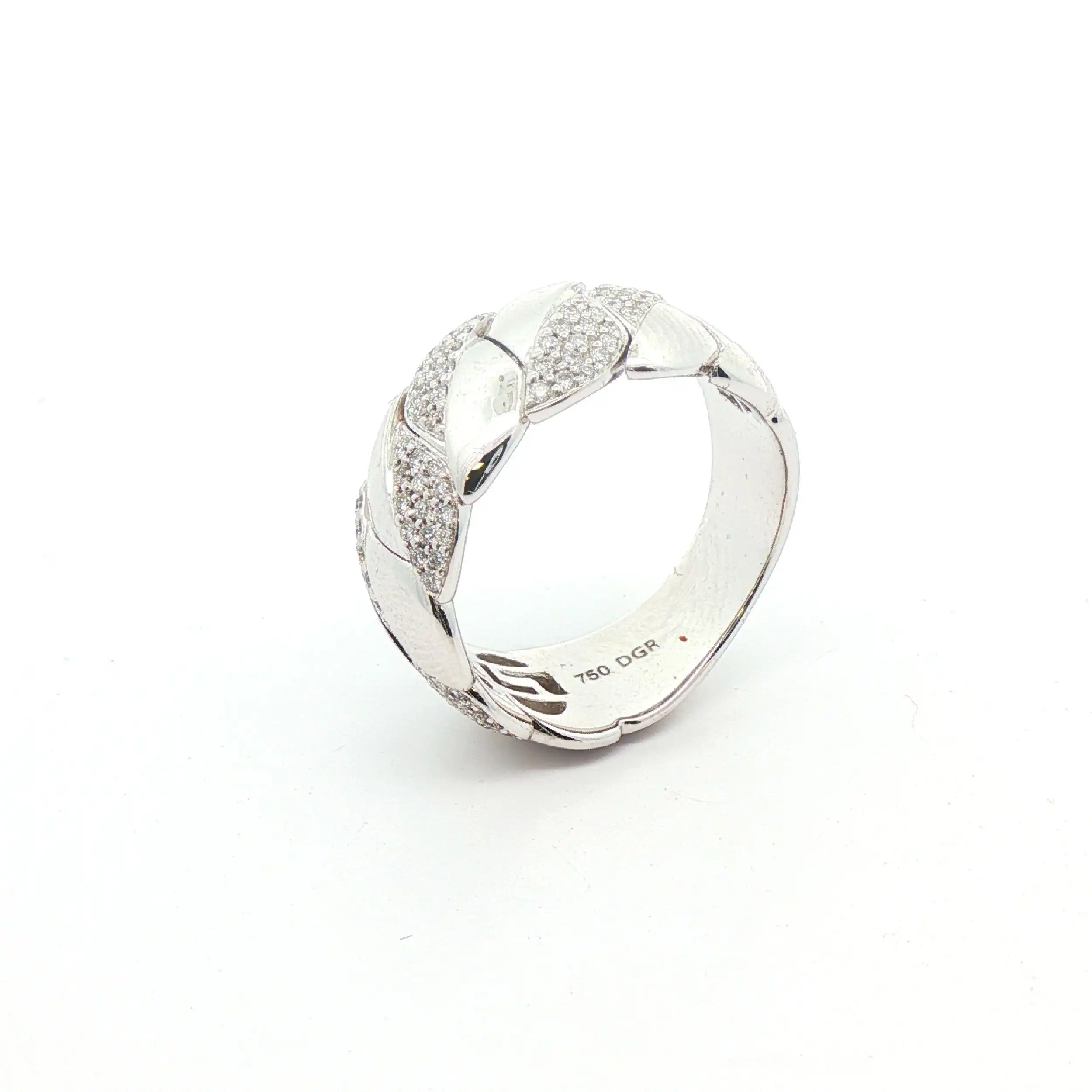 Ring Weißgold mit Brillanten Ring Weißgold mit Brillanten