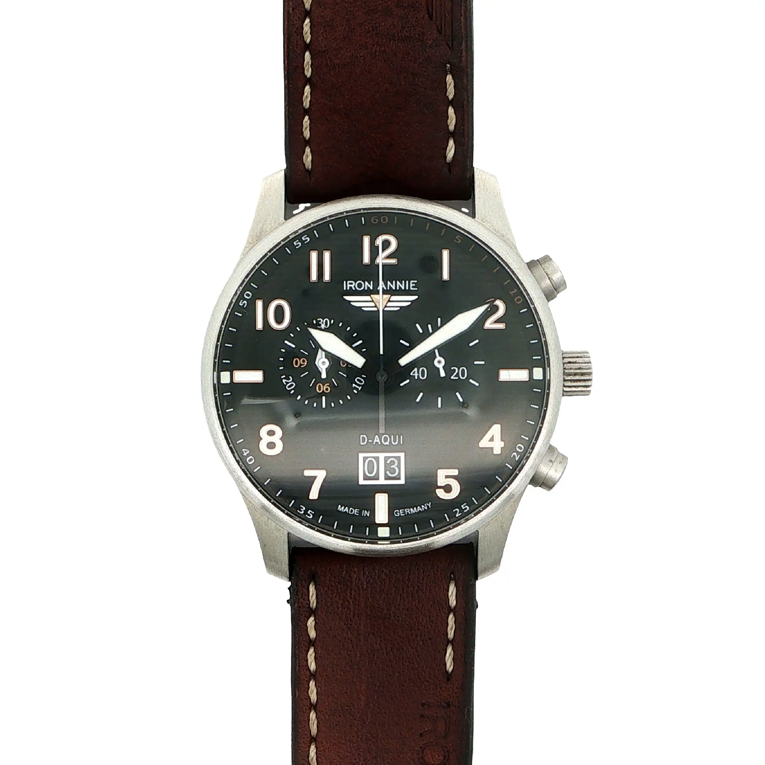 Herrenuhr "Iron Annie" by Uhrenwerke Ruhla mit Lederband