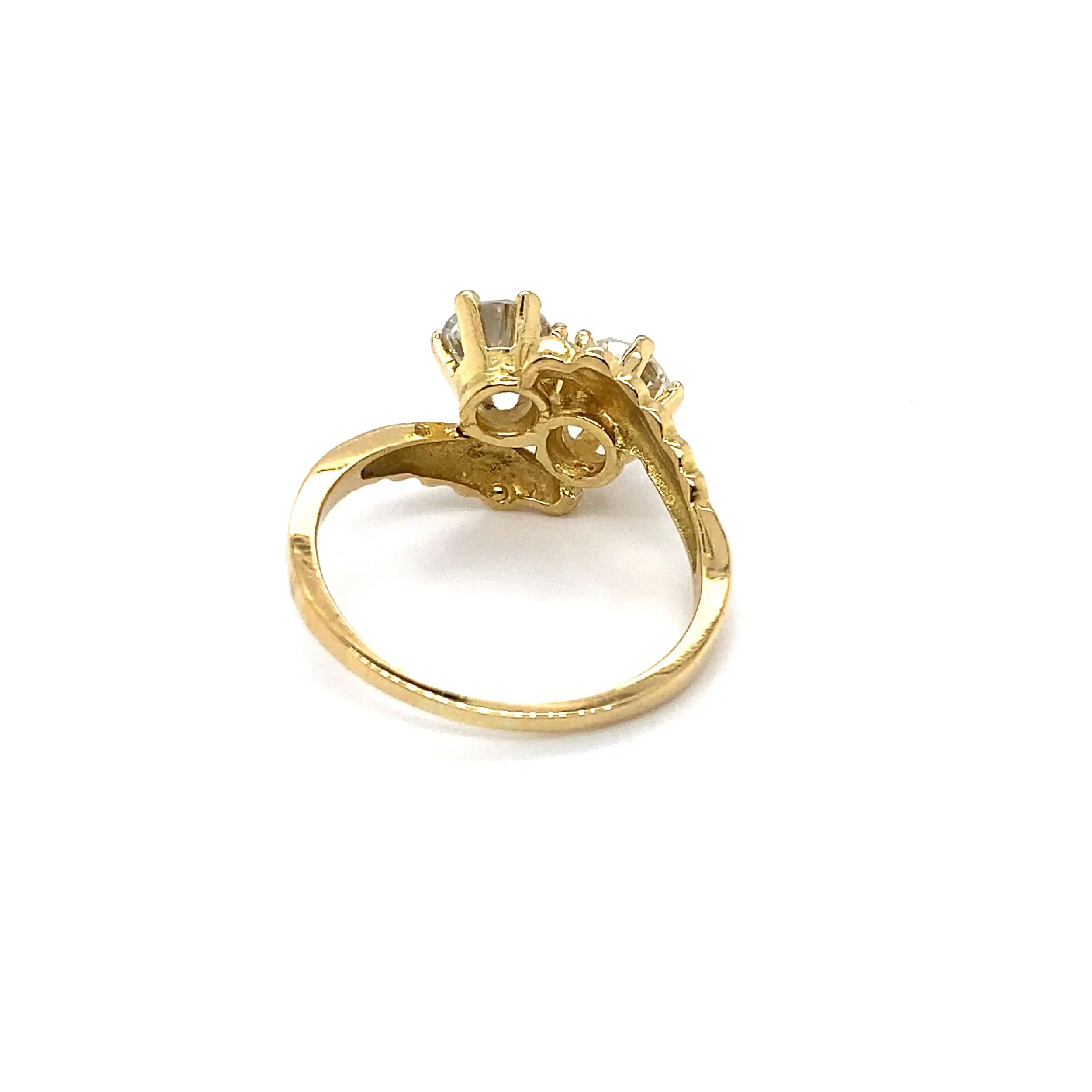 Ring Gelbold mit 2 Brillanten Ring Gelbold mit 2 Brillanten