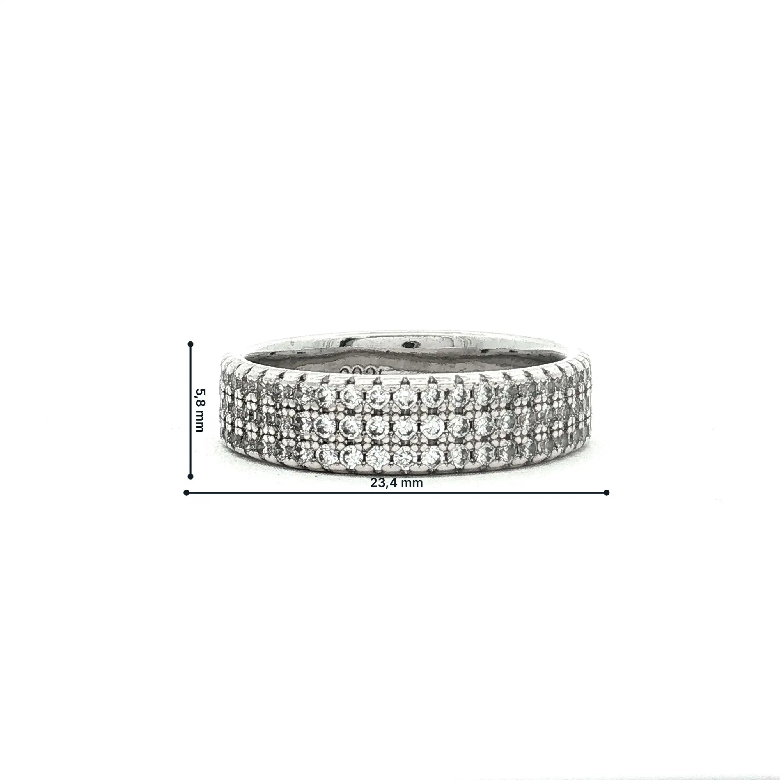Ring mit Zirkonia Ring mit Zirkonia
