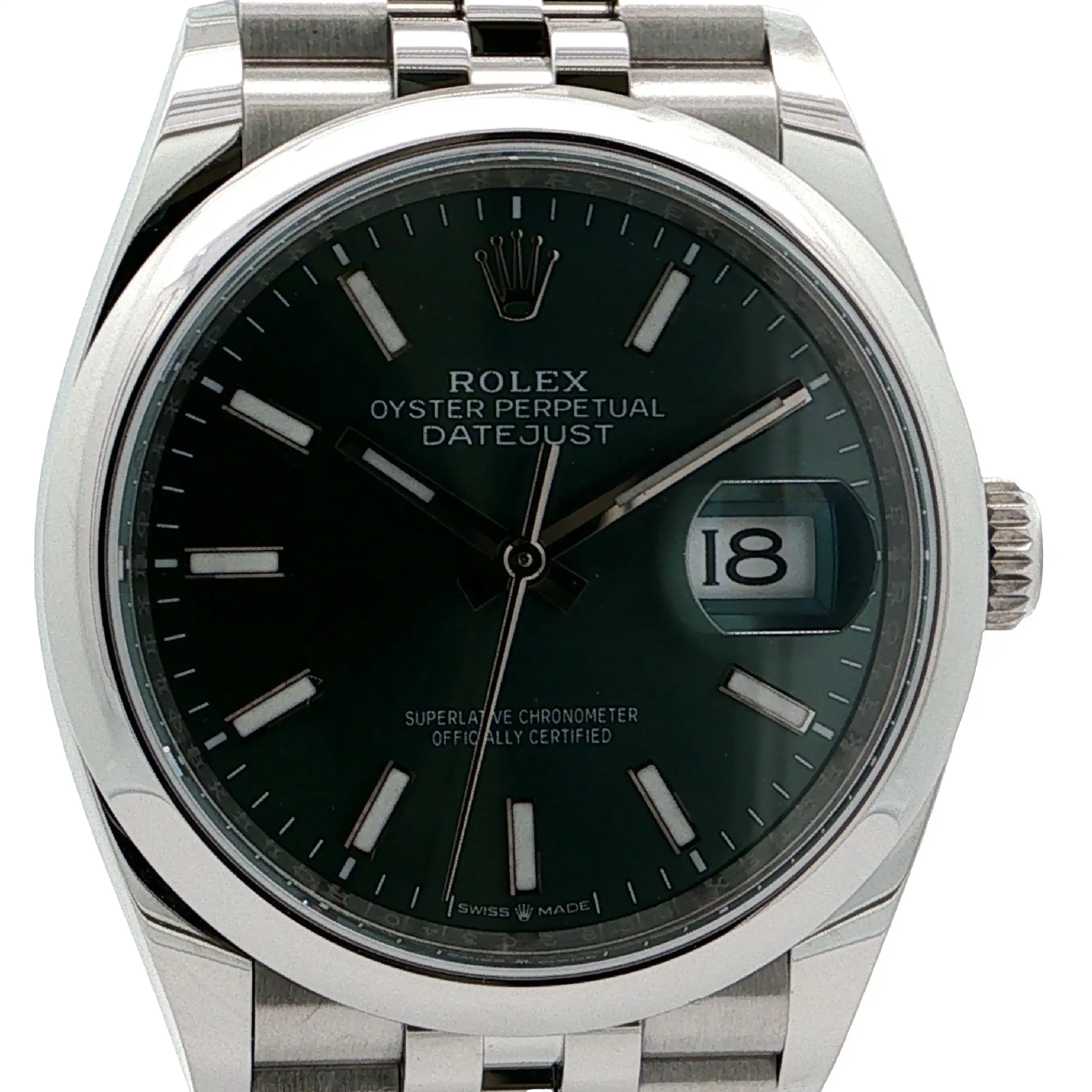 Herrenuhr Rolex Datejust 36 Mint Full Set aus 2024