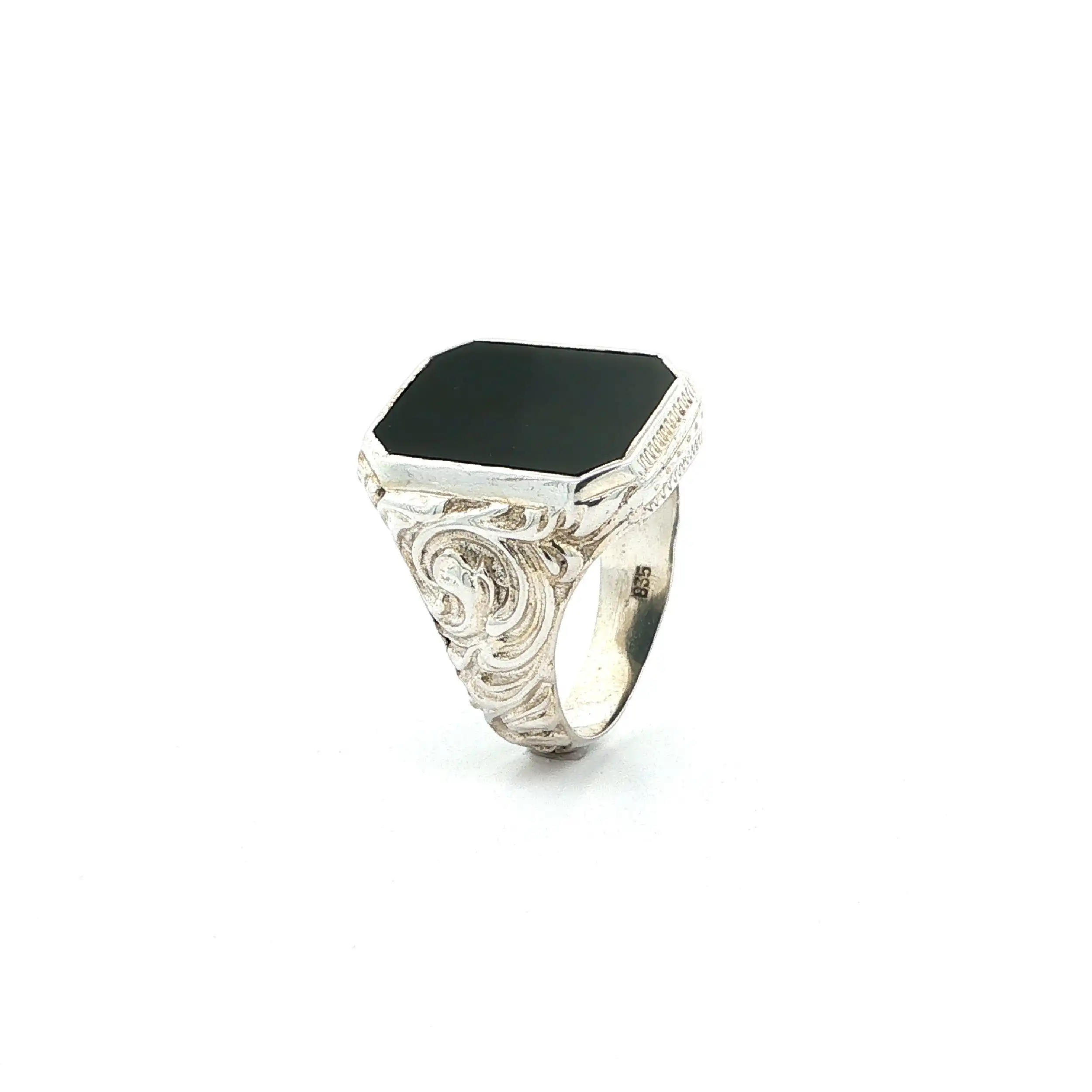 Silberring mit Onyx Silberring mit Onyx