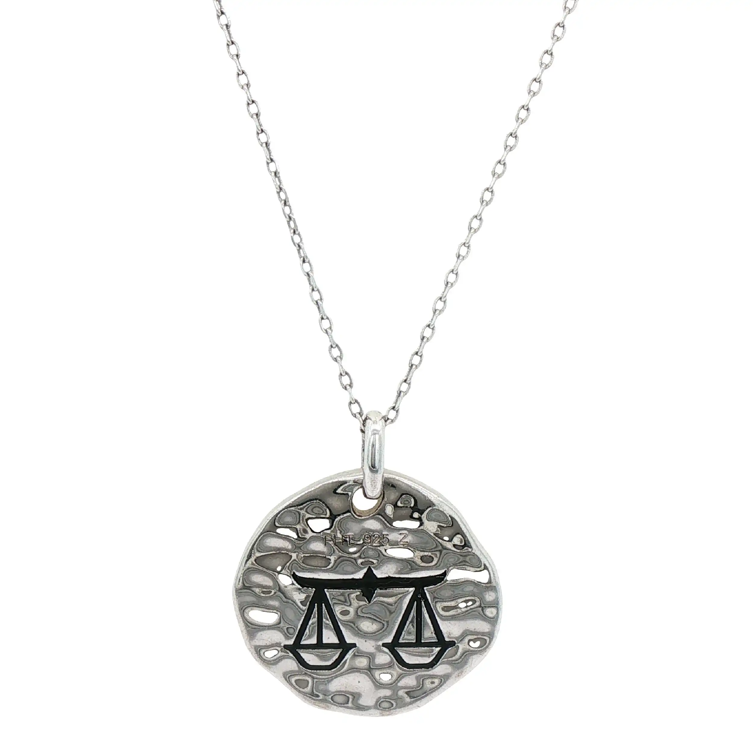 Collier Silber Sternzeichen Waage mit Zirkonia Collier Silber Sternzeichen Waage mit Zirkonia