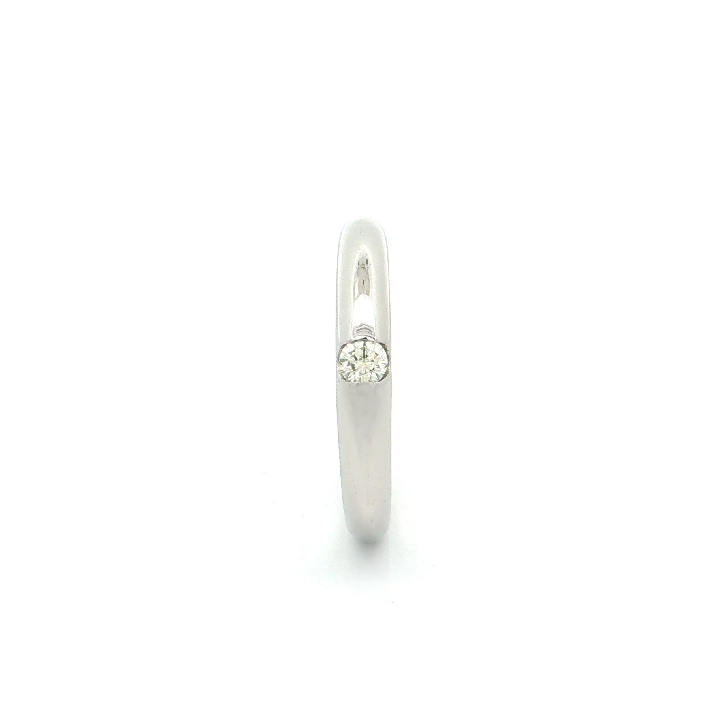 Solitärring Weißgold mit Brillant