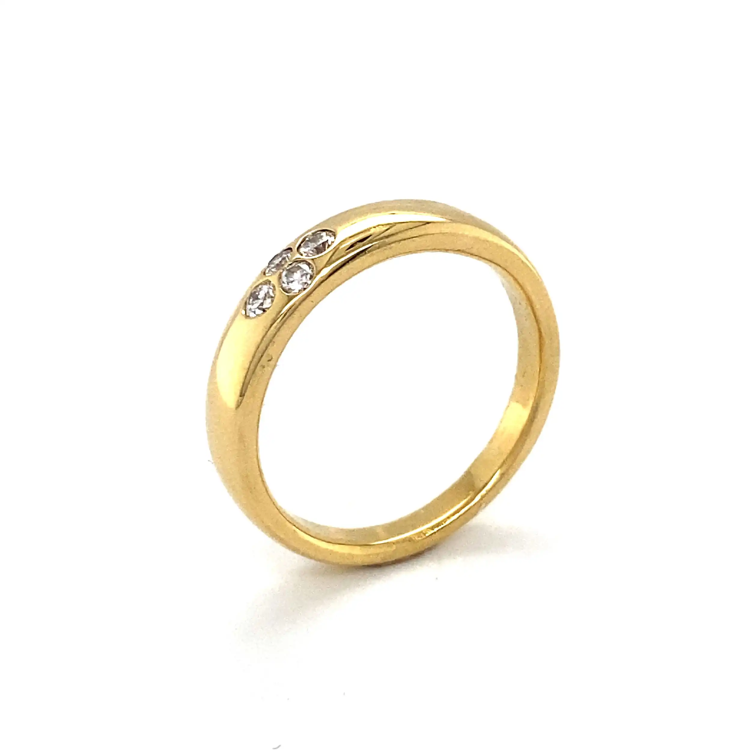 Ring Gelbgold mit Brillanten Ring Gelbgold mit Brillanten