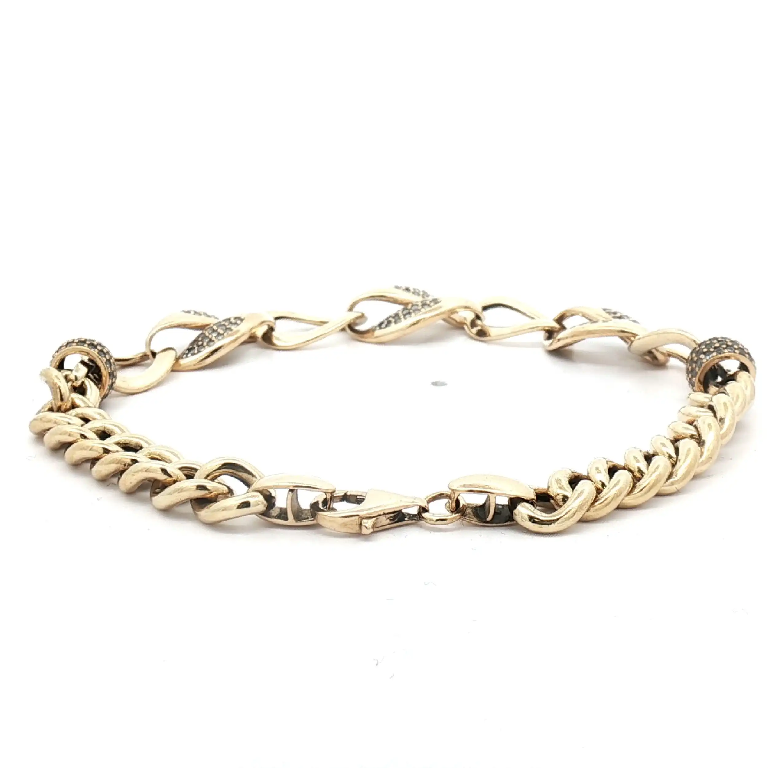 Armband Gelbgold mit Zirkonia Steinen