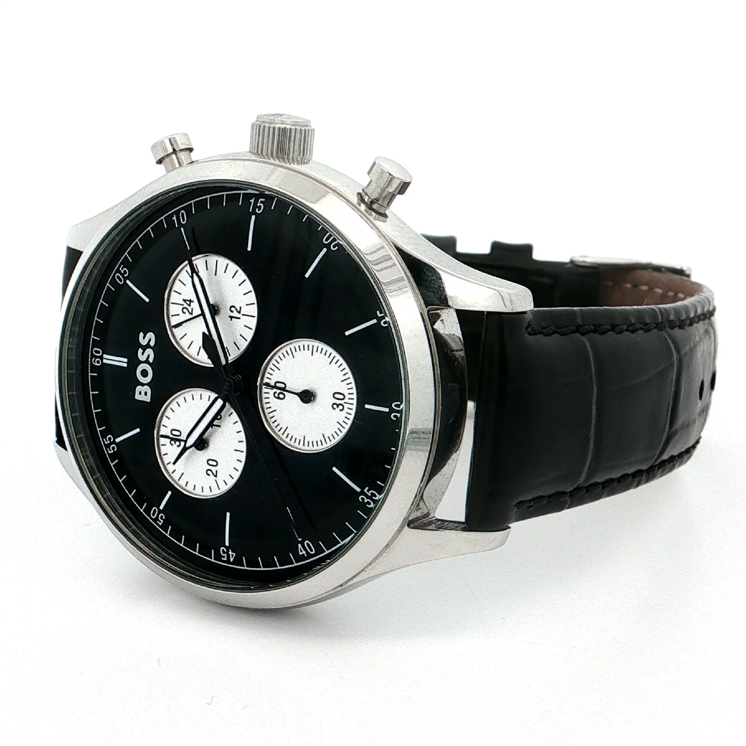 Herrenuhr Boss Chronograph 42mm Quarz