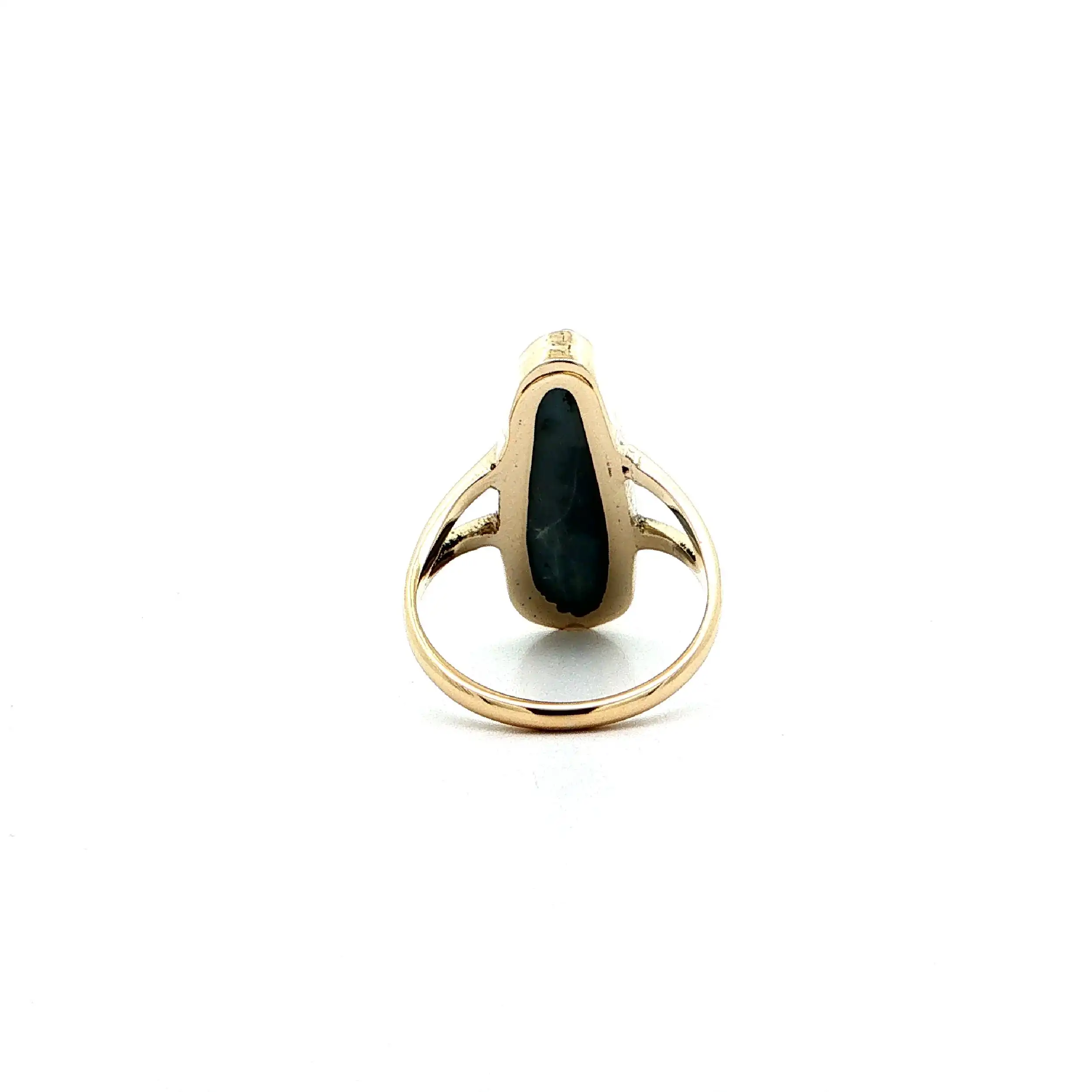 Ring Gelbgold mit Opaltriplette Ring Gelbgold mit Opaltriplette