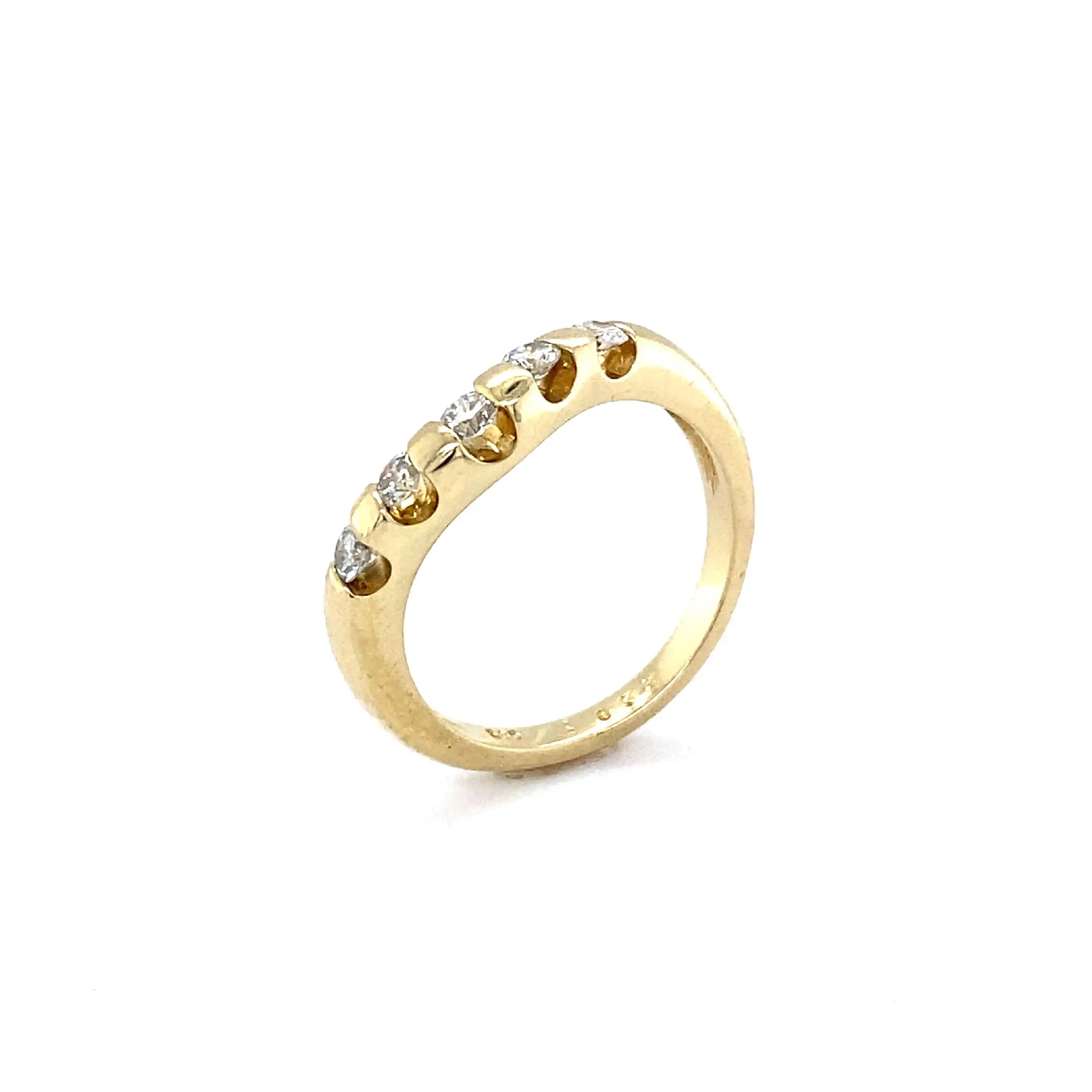 Ring Gelbgold mit Brillanten Ring Gelbgold mit Brillanten